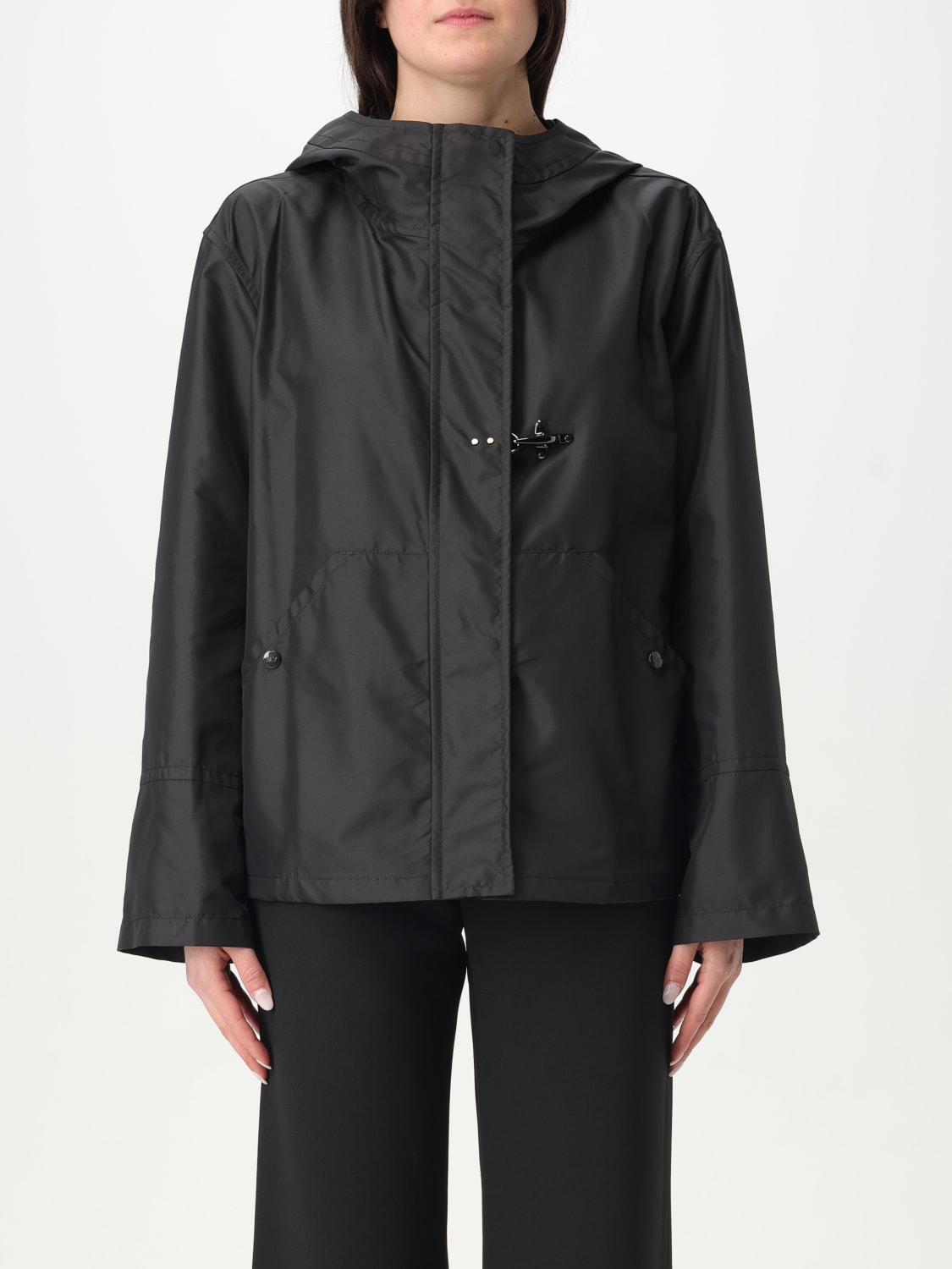 FAY JACKET: Fay women's parka, Black - Img 1