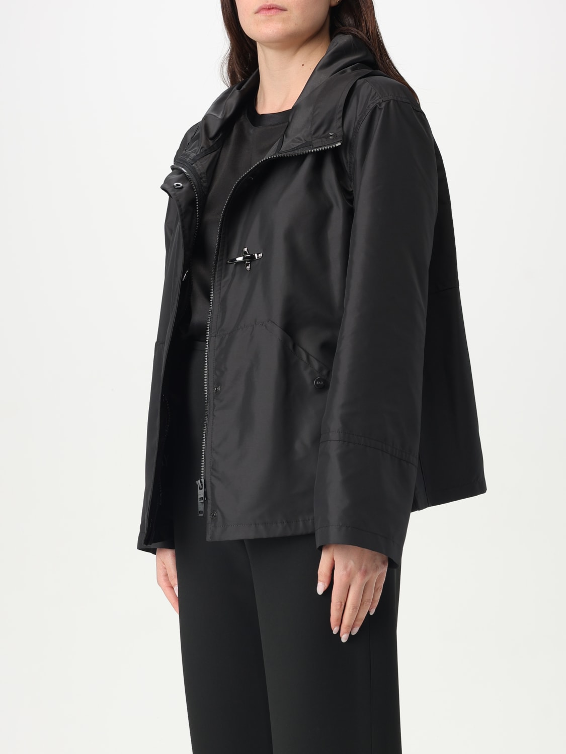FAY JACKET: Fay women's parka, Black - Img 3