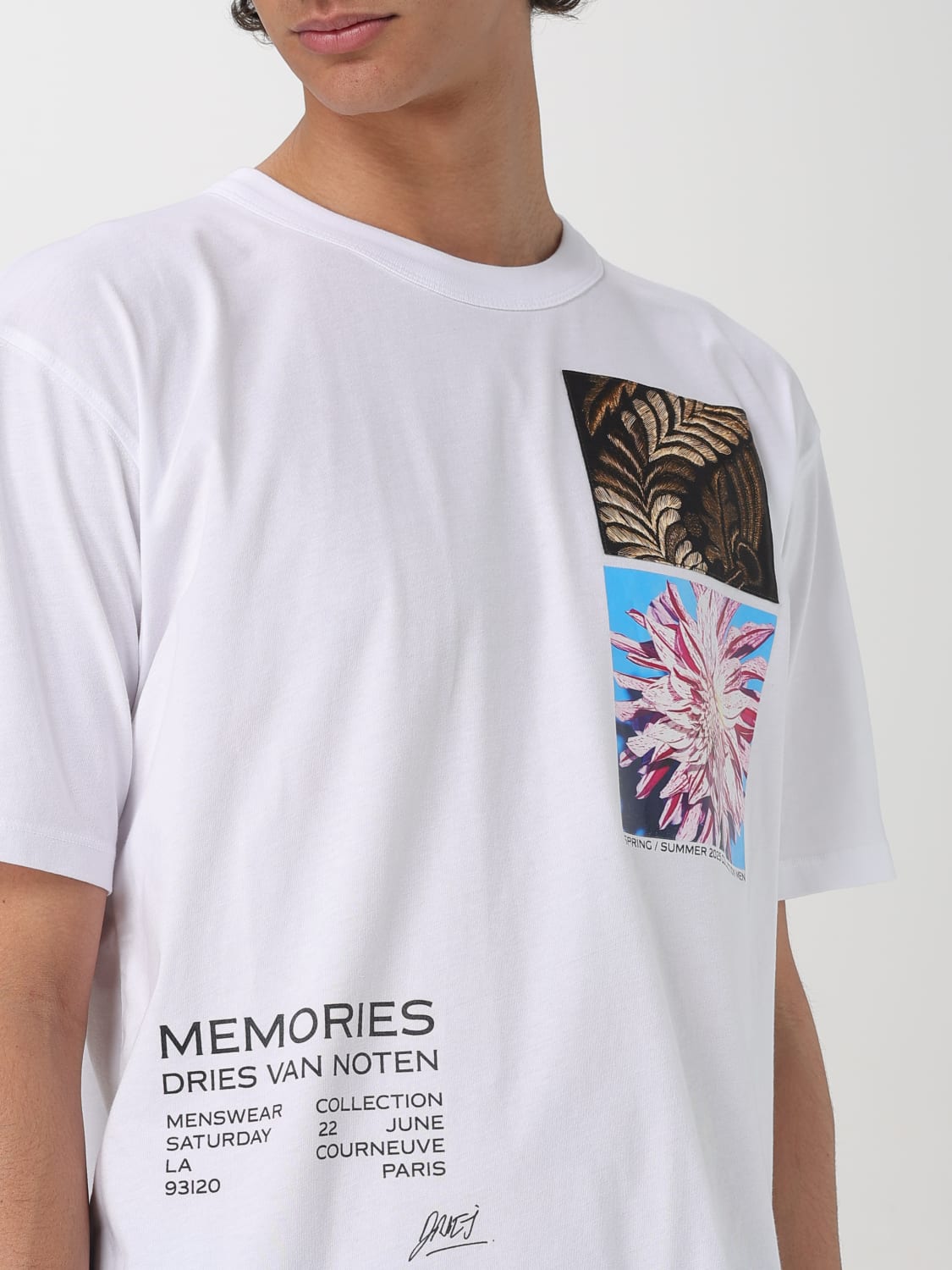 DRIES VAN NOTEN T-SHIRT: T-shirt men Dries Van Noten, White - Img 5