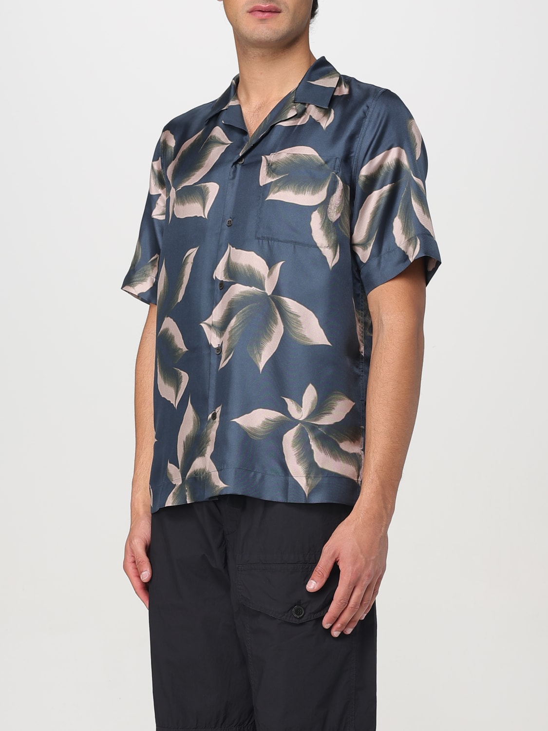 DRIES VAN NOTEN: Shirt men - Blue | Dries Van Noten shirt