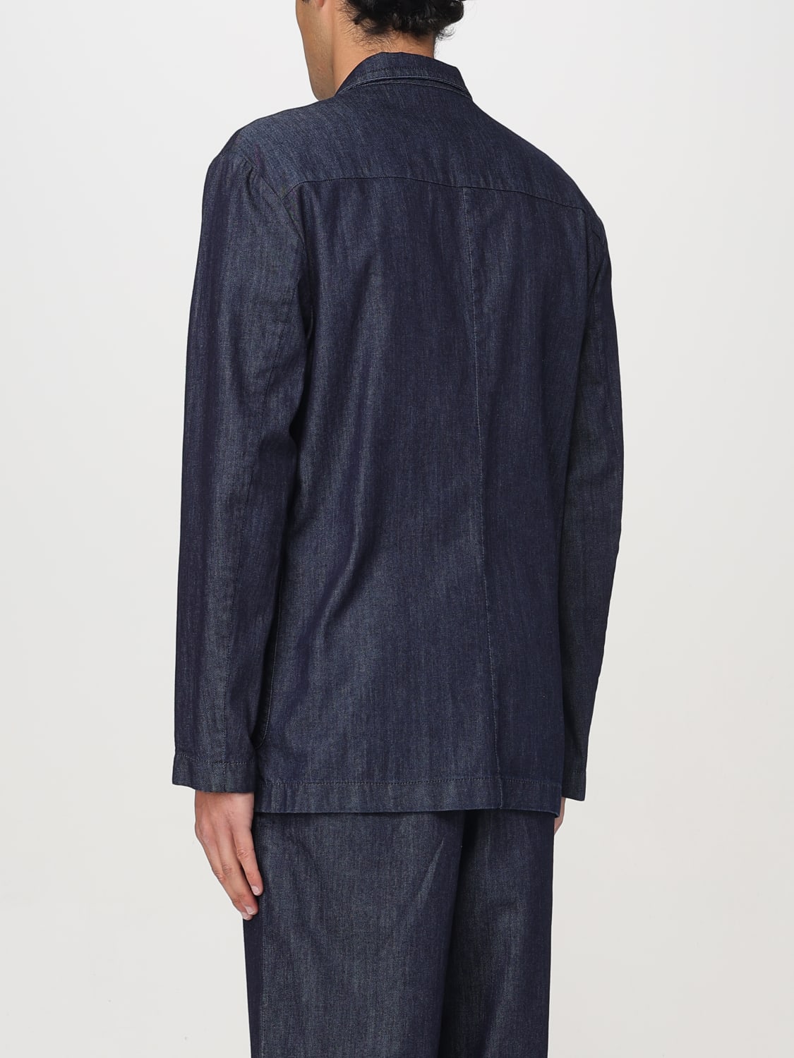 DRIES VAN NOTEN BLAZER: Hemd herren Dries Van Noten, Blau - Img 3