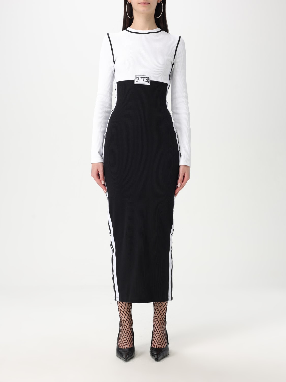 JEAN PAUL GAULTIER ROBE: Robes femme Jean Paul Gaultier, Blanc - Img 1