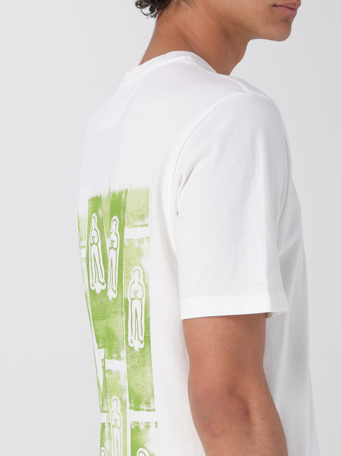 Tシャツ・カットソー C.P. COMPANY Men T-shirt White 18CMTS308A005431G 103 C.P. COMPANY: T-shirt men - White | C.P. Company t-shirt