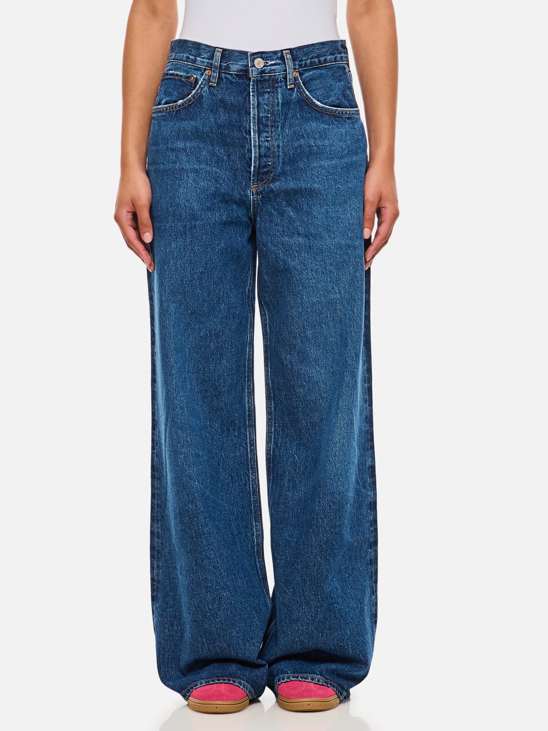 デニム・ジーパン AGOLDE FW25 'Dame' jeans (A1981371 ENM) AGOLDE: Jeans woman - Blue | Agolde jeans A1981371 online at
