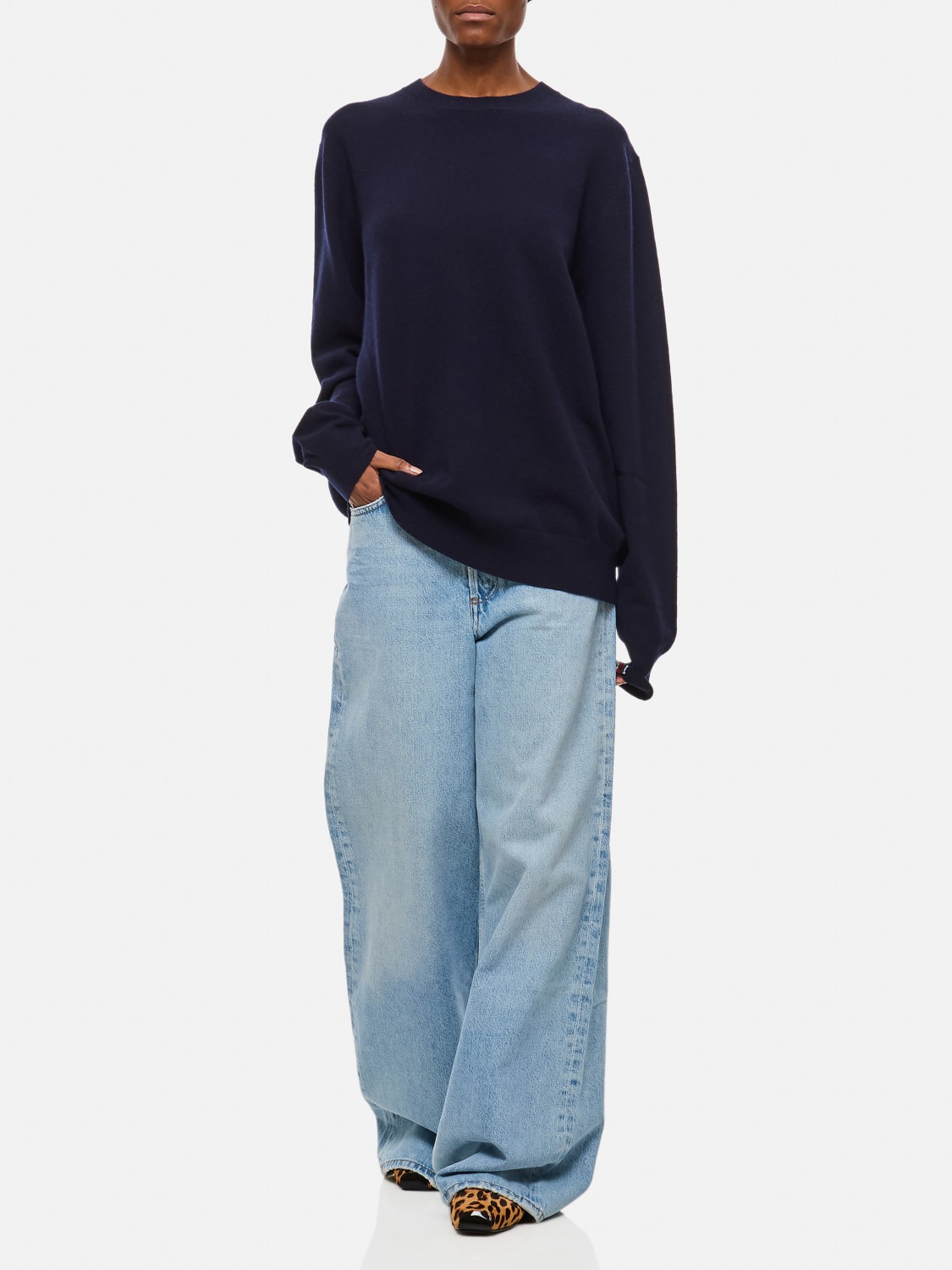 デニム・ジーパン AGOLDE Woman Jeans Gnawed Blue A1981601 CNFLT AGOLDE: Jeans woman - Gnawed Blue | Agolde jeans A1981601