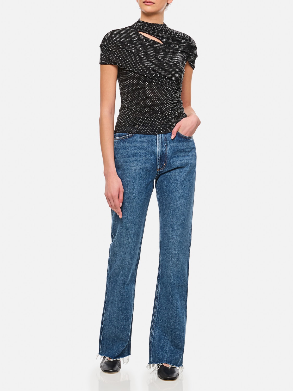 デニム・ジーパン AGOLDE Women Denim Pants A2181535 PCBO BLUE AGOLDE: Jeans woman - Blue | Agolde jeans A2181535 online at