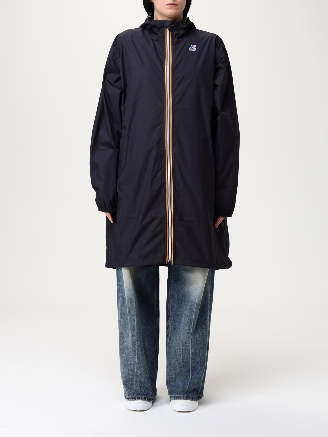 コート K-WAY Woman Coat Black K2132XW USY K-WAY: Coat woman - Black | K-Way jacket K2132XW online at