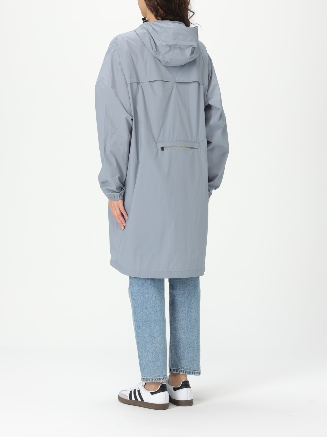 コート K-WAY Woman Coat Grey K2132XW WA9 K-WAY: Coat woman - Grey | K-Way jacket K2132XW online at