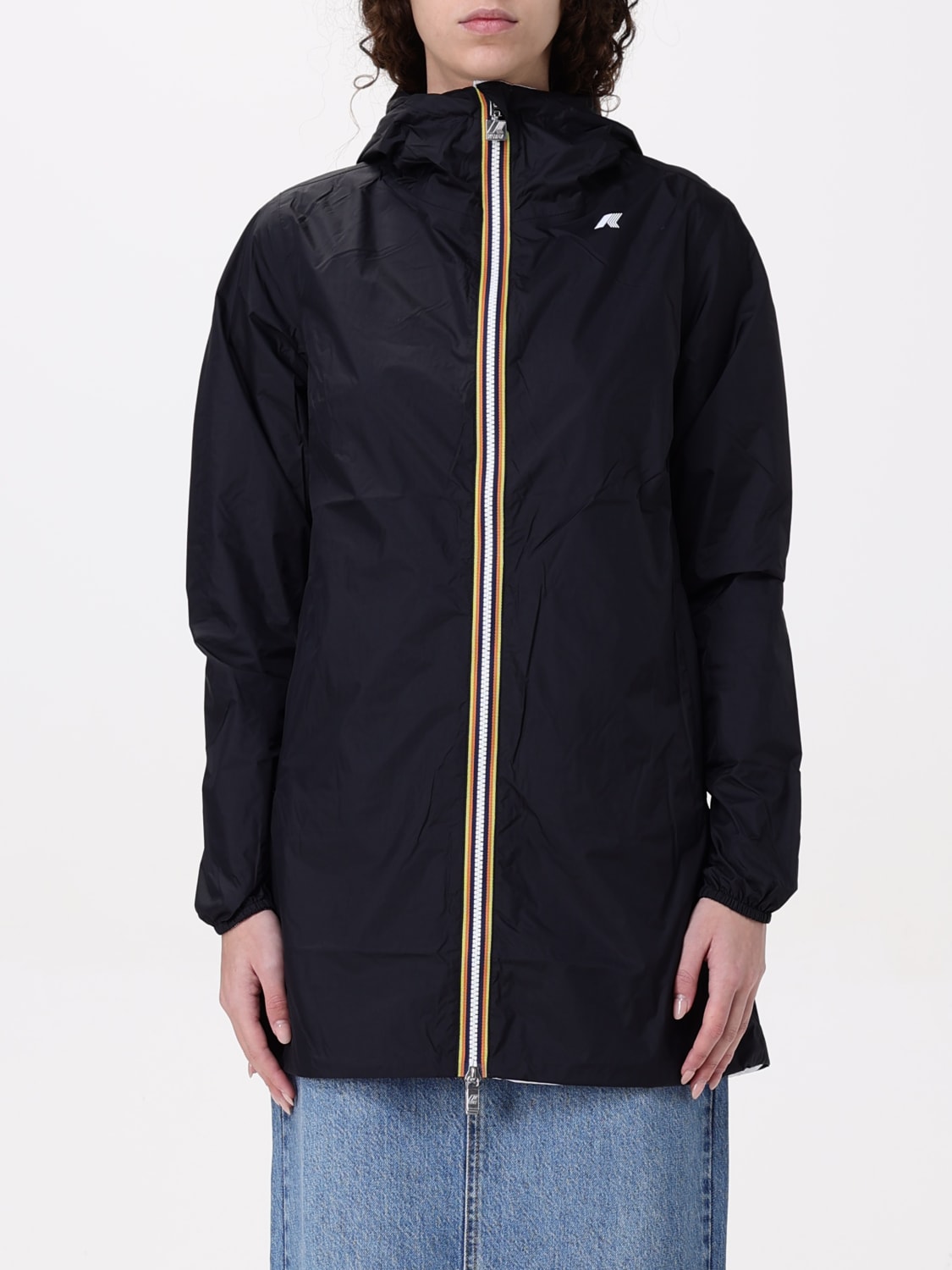 ジャケット K-WAY Woman Jacket Green K7123MW AZU K-WAY: Coat woman - Green | K-Way jacket K7123MW online at