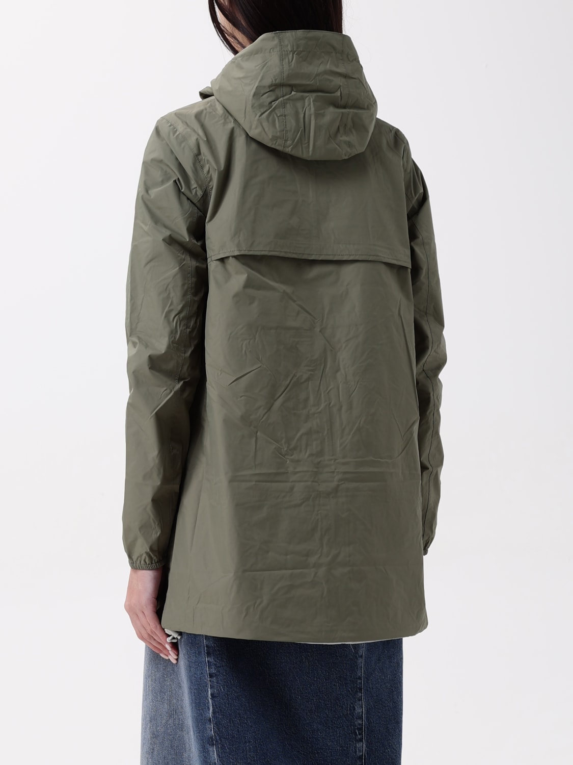 ジャケット K-WAY Woman Jacket Green K7123MW AZU K-WAY: Coat woman - Green | K-Way jacket K7123MW online at
