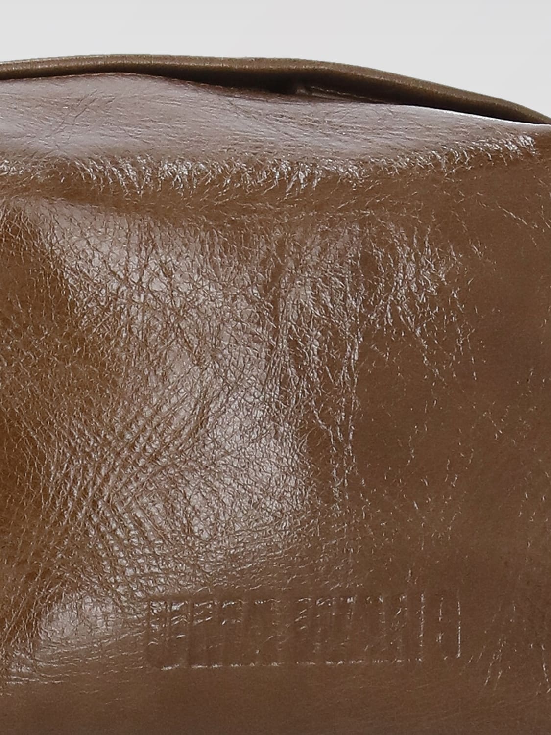 UMA WANG BORSA A SPALLA: Borsa a spalla in pelle di vitello Uma Wang, Marrone - Img 4