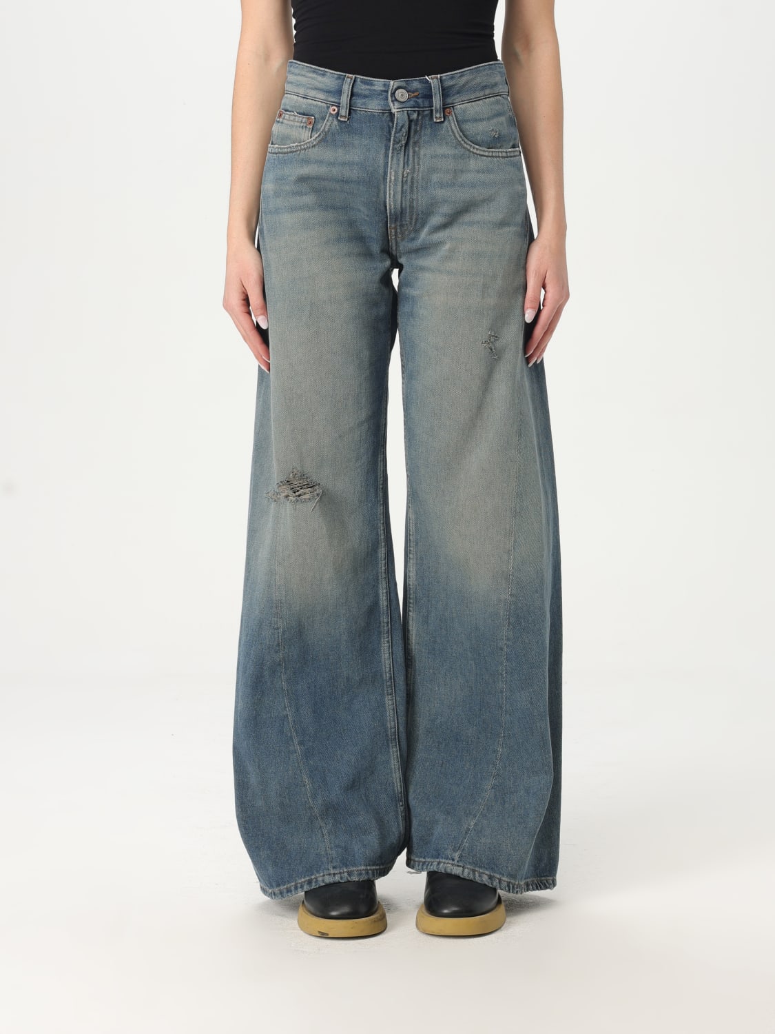 MM6 Maison Margiela 21aw サテンフレアジーンズ MM6 Maison Margiela エムエムシックス メゾン マルジェラ 21AW