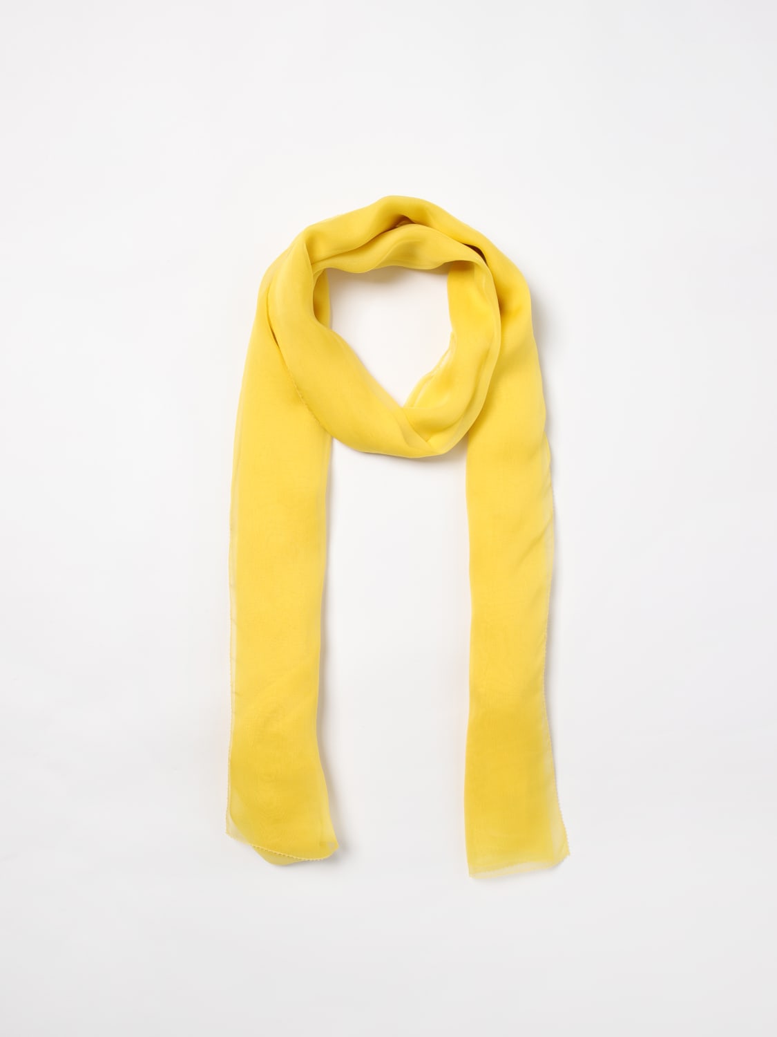 MAX MARA SCARF: Scarf woman Max Mara, Yellow - Img 2