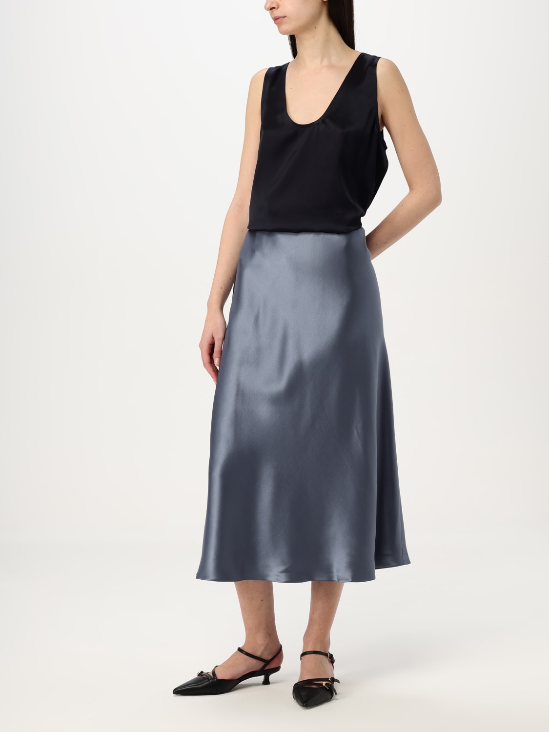 MAX MARA TOP: Top Max Mara in seta , Nero - Img 2