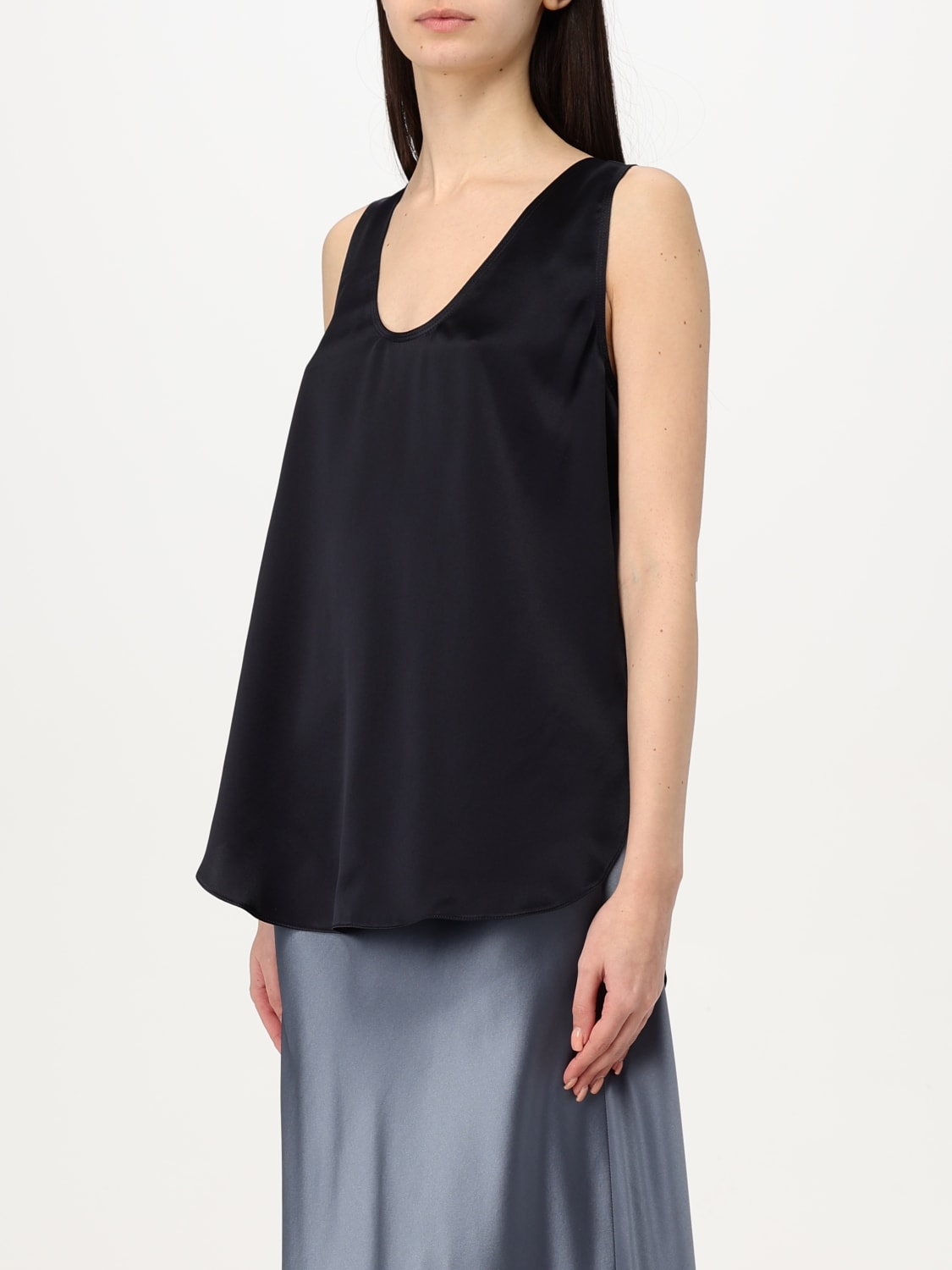 MAX MARA TOP: Top Max Mara in seta , Nero - Img 4