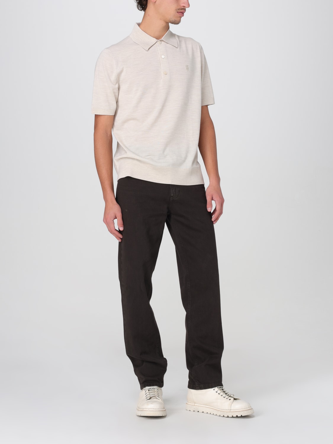 Tシャツ・カットソー Burberry SS25 Wool polo shirt (8103102 NUTMEG) Wool Polo Shirt Nutmeg | The Webster
