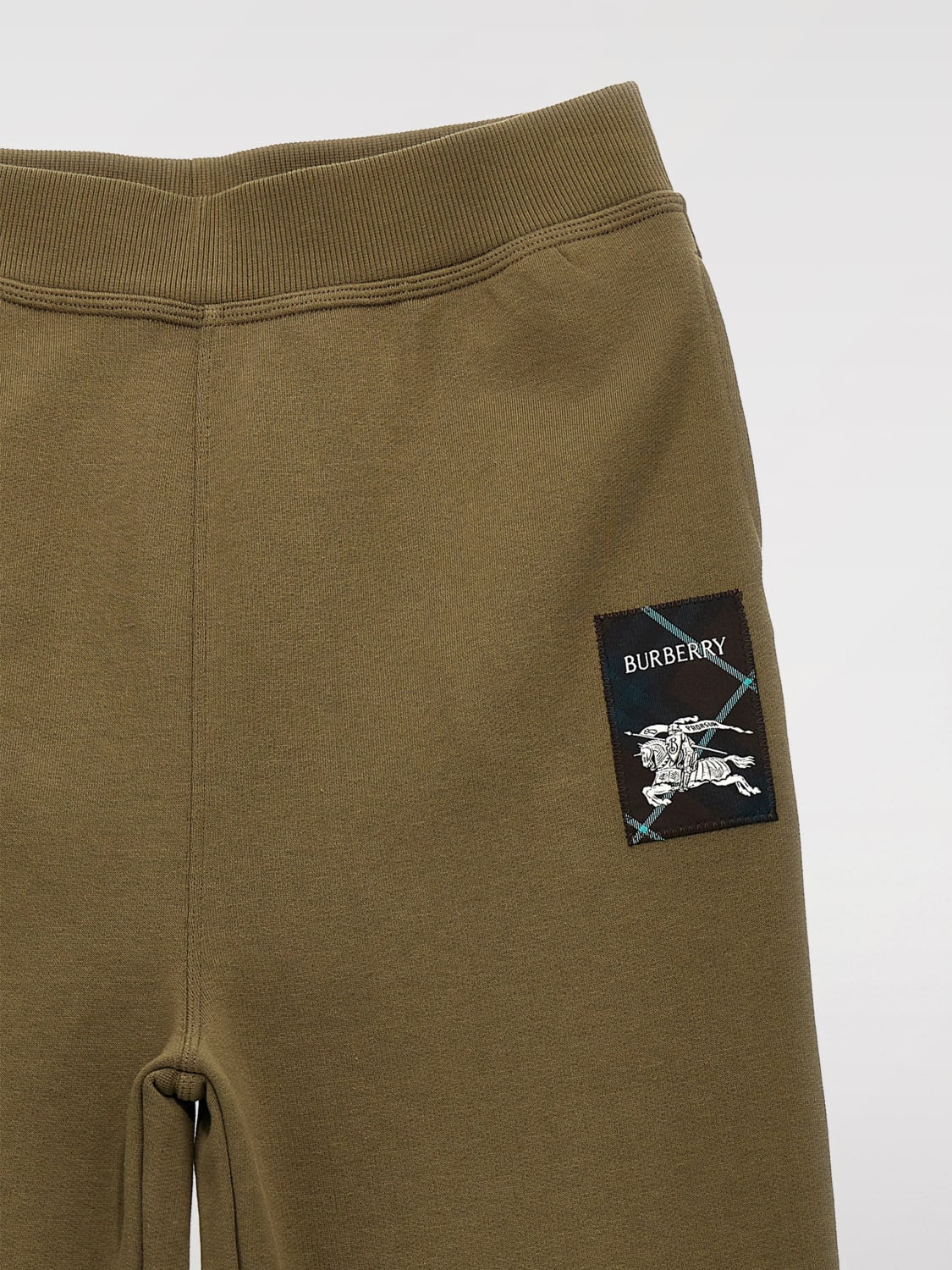 BURBERRY PANTS: Pants kids Burberry, Green - Img 3