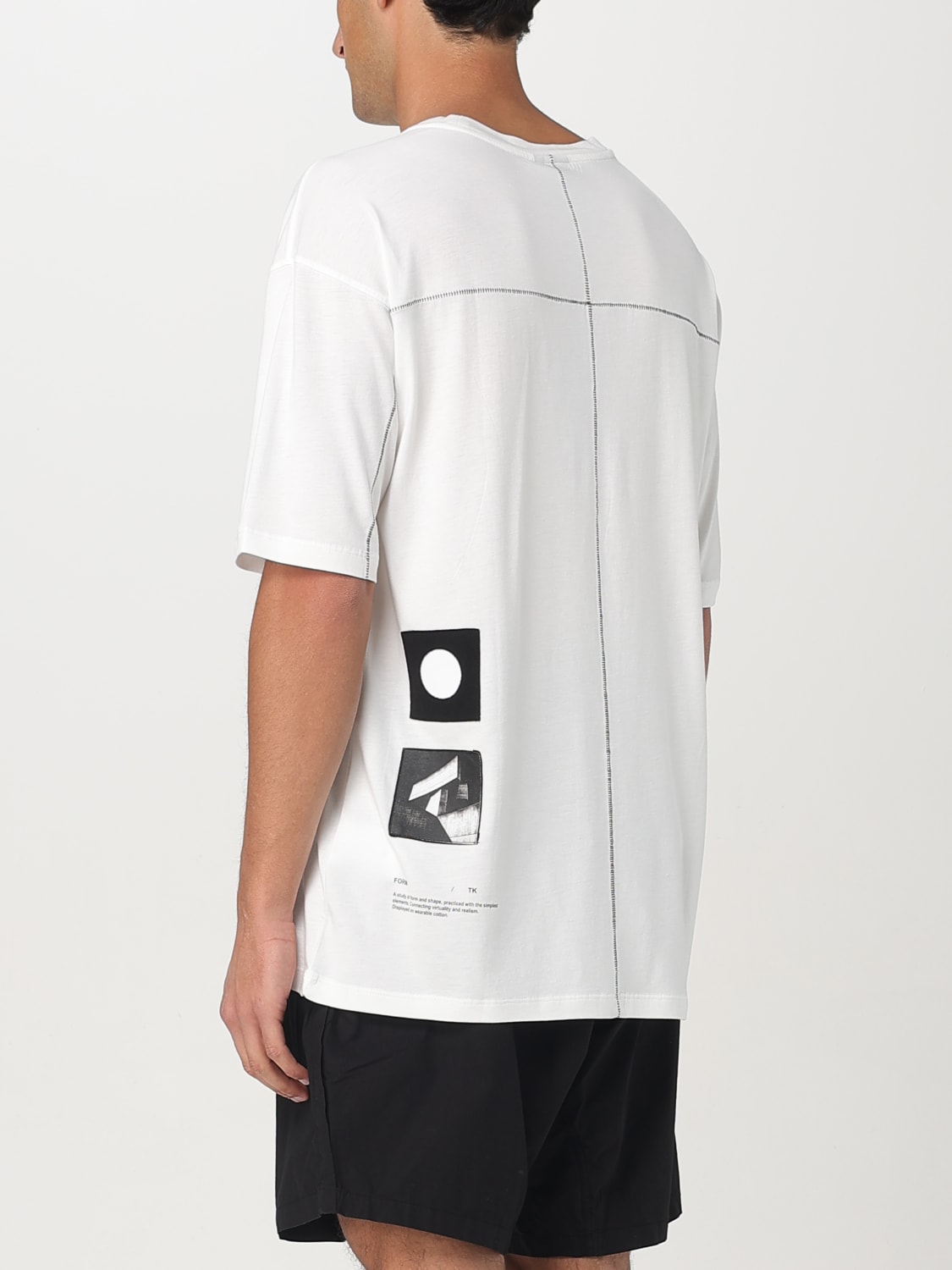 THOM KROM T-SHIRT: T-shirt men Thom Krom, White - Img 3