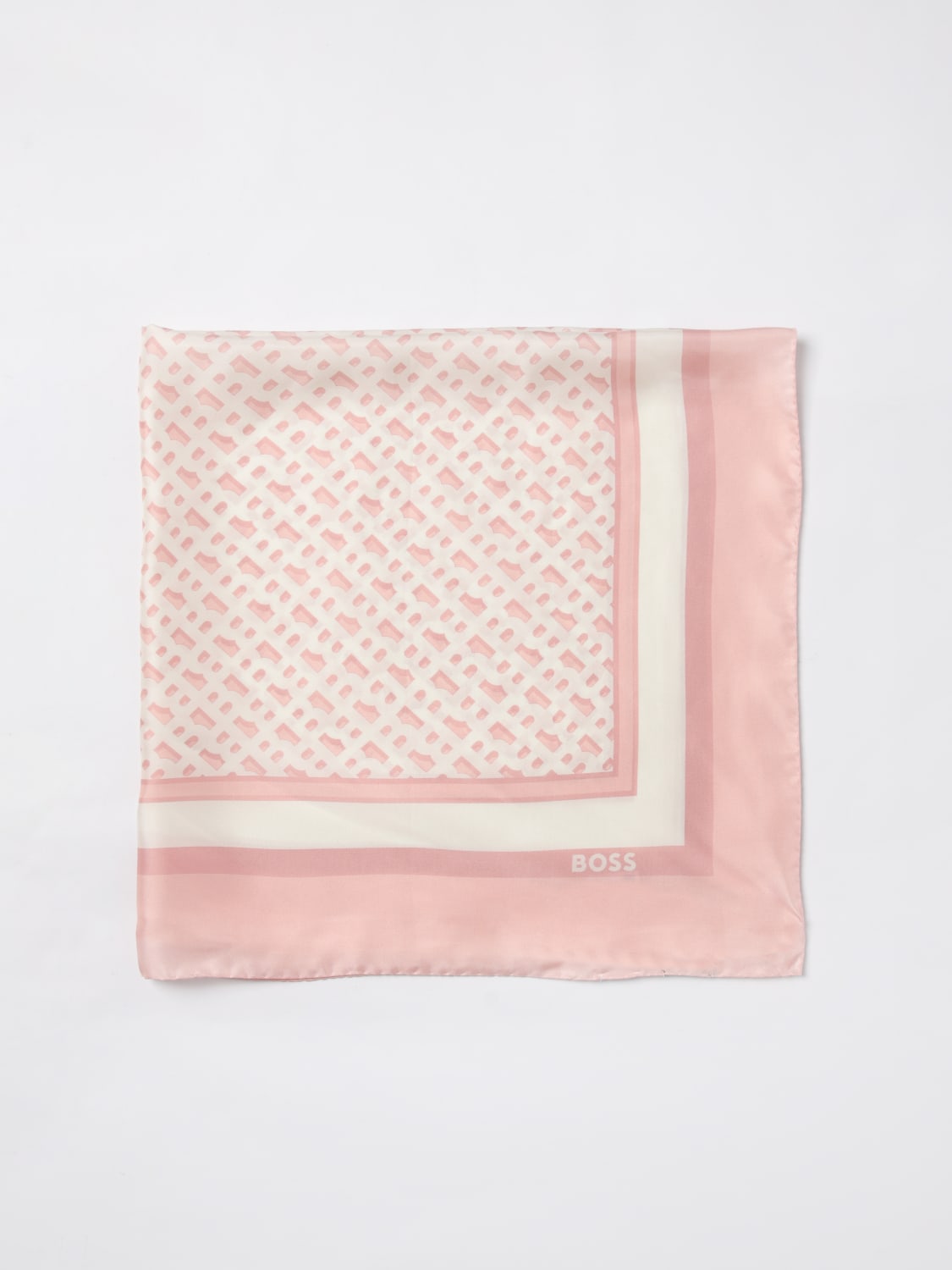 スカーフ BOSS Woman Scarf Pink 50536118 685 BOSS: Scarf woman - Pink | Boss scarf 50536118 online at