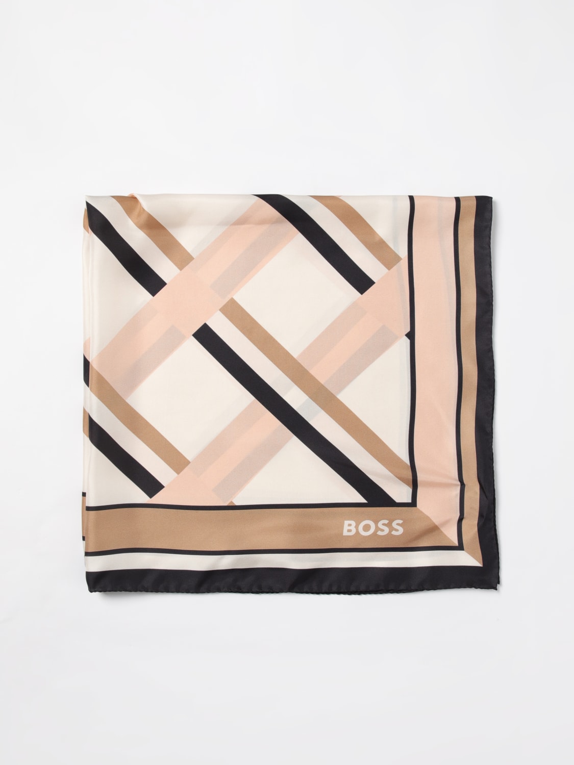 スカーフ BOSS Woman Scarf Beige 50536118 991 BOSS: Scarf woman - Beige | Boss scarf 50536118 online at