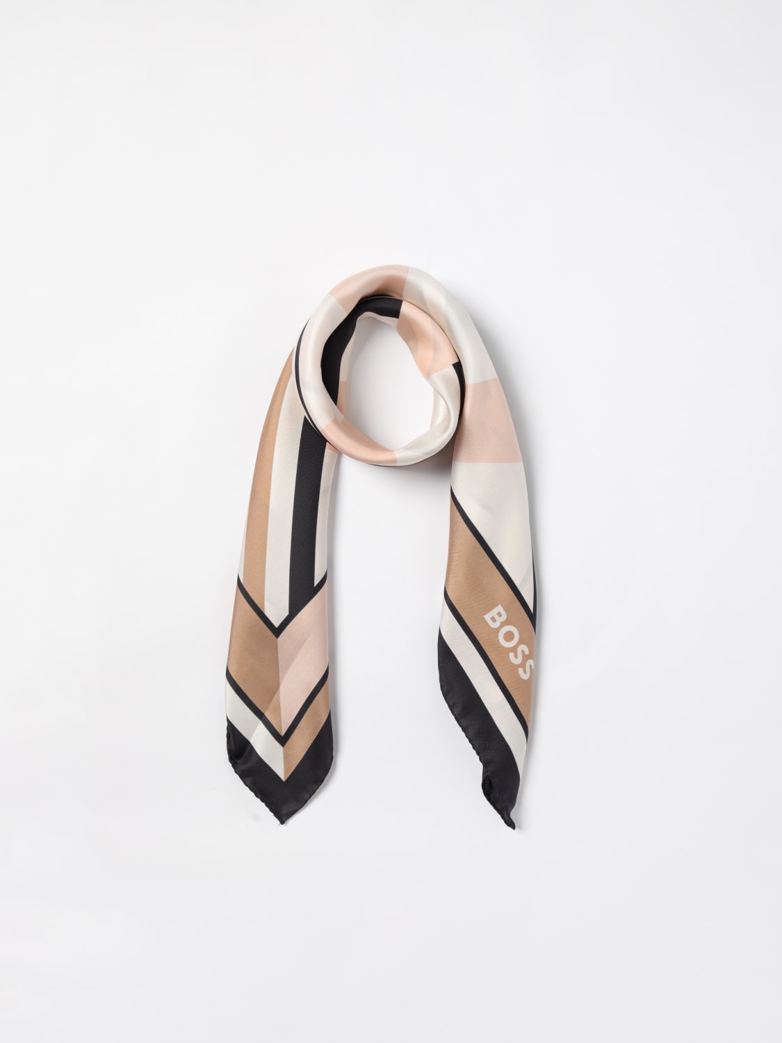スカーフ BOSS Woman Scarf Beige 50536118 991 BOSS: Scarf woman - Beige | Boss scarf 50536118 online at