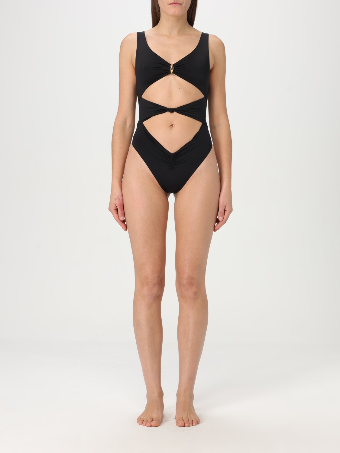 ELISABETTA FRANCHI COSTUME: Costume da bagno intero Elisabetta Franchi, Nero - Img 1