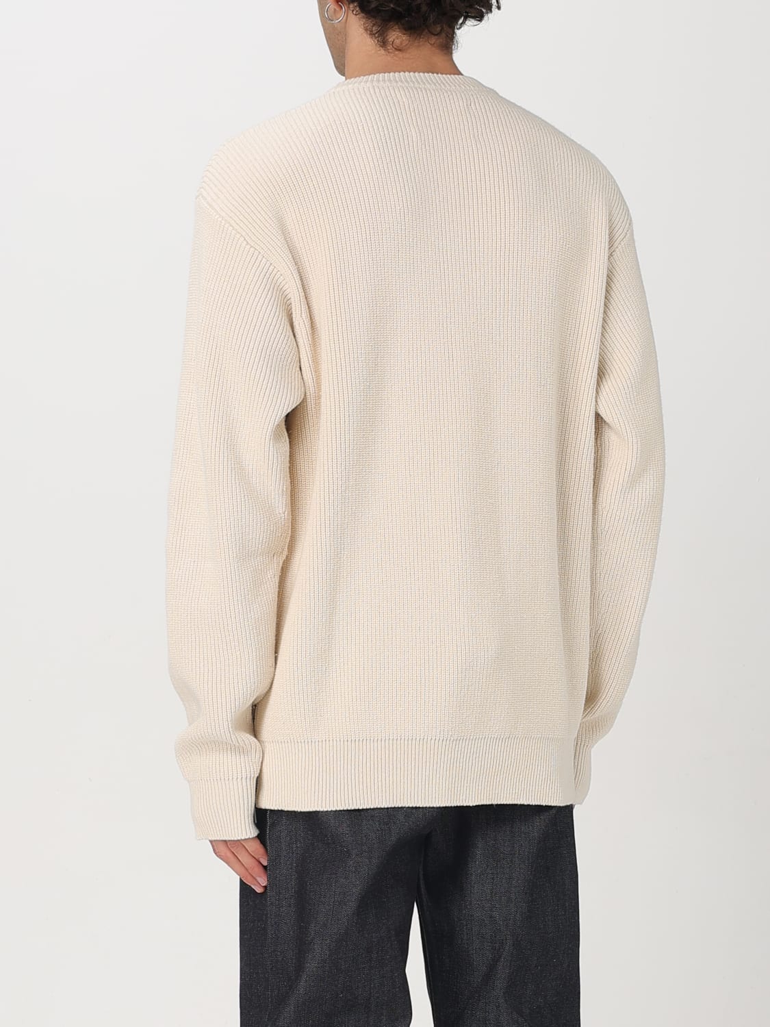 JIL SANDER JERSEY: Cárdigan hombre Jil Sander, Beige - Img 3