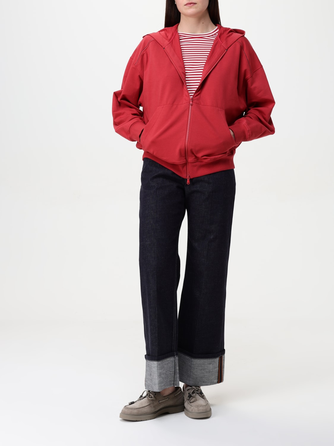 BRUNELLO CUCINELLI: Jeans woman - Blue | Brunello Cucinelli