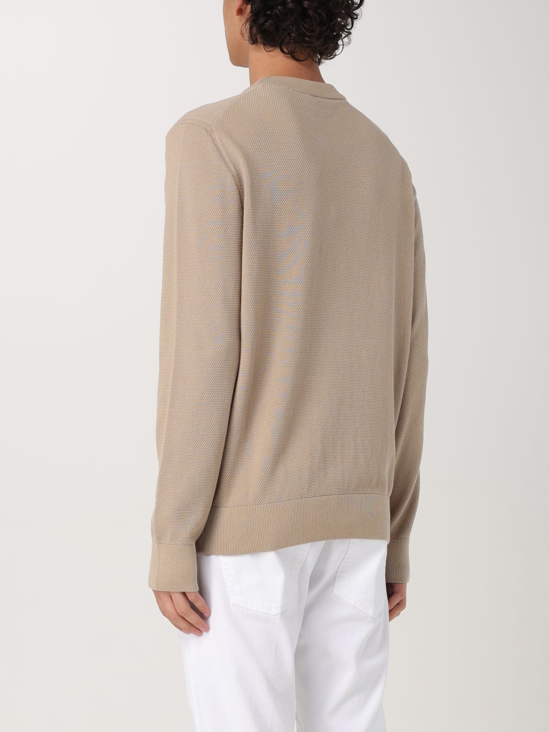 BOSS PULL: Pull homme Boss, Beige - Img 2