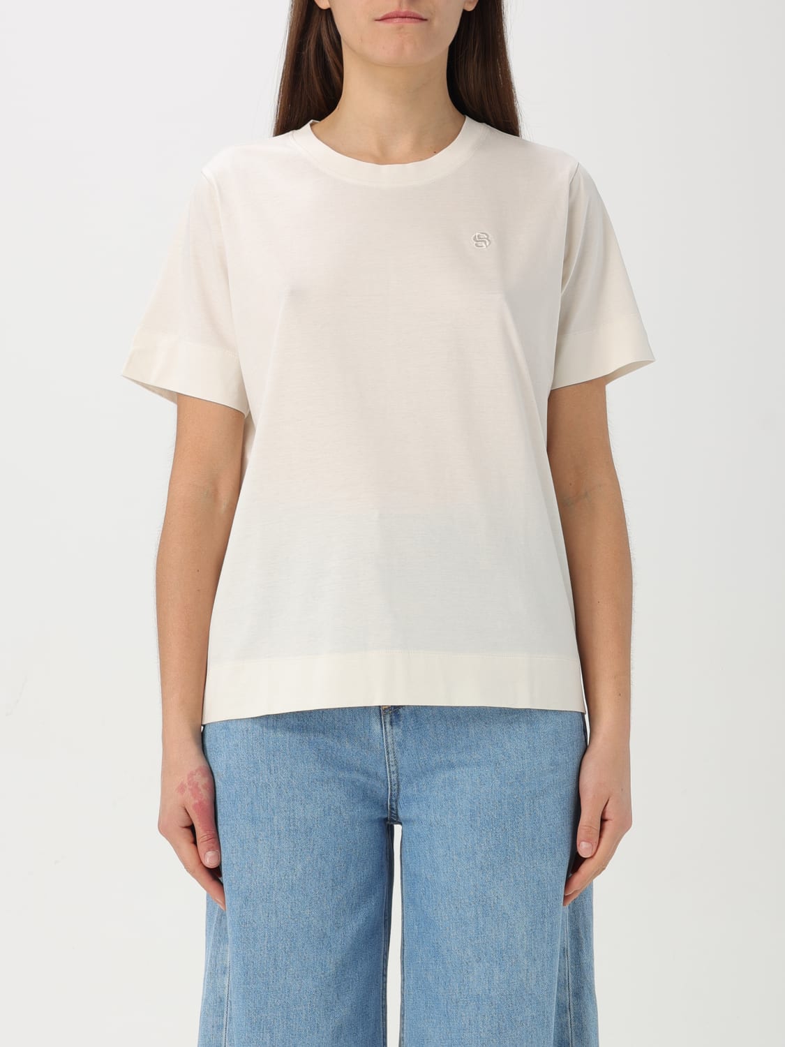 BOSS 売れ筋商品|||ボス Tシャツ トップス レディース T-shirts White Fashion White T-Shirts & Tops for Women by HUGO BOSS