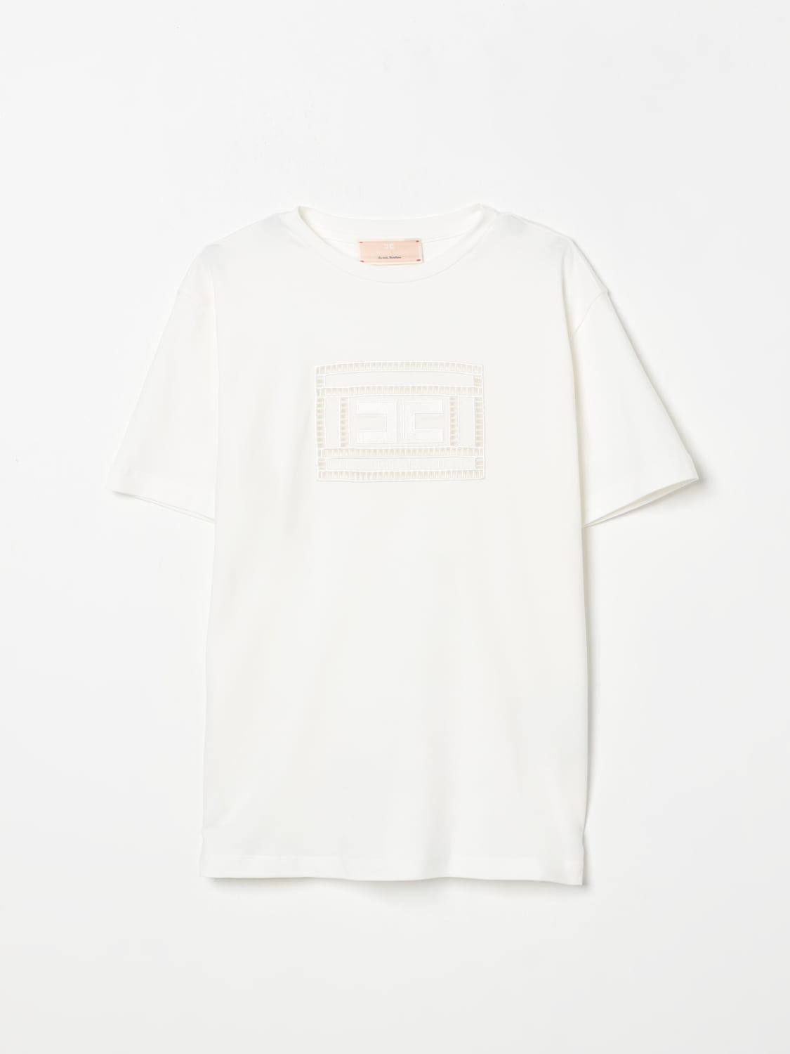 ELISABETTA FRANCHI LA MIA BAMBINA T-SHIRT: T-shirt kids Elisabetta Franchi La Mia Bambina, Yellow Cream - Img 1