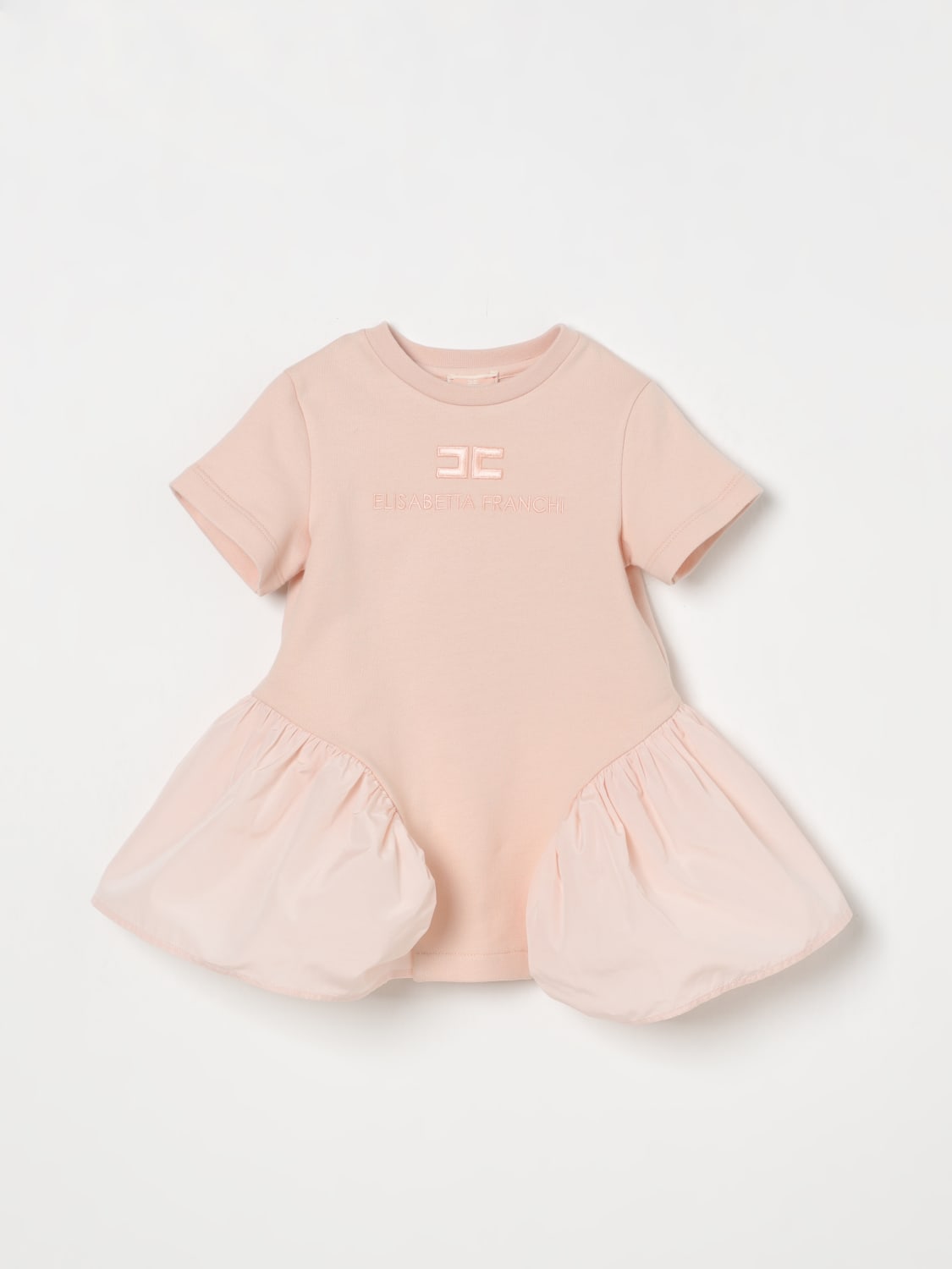 ELISABETTA FRANCHI LA MIA BAMBINA STRAMPLER: Strampler kinder Elisabetta Franchi La Mia Bambina, Pink - Img 1
