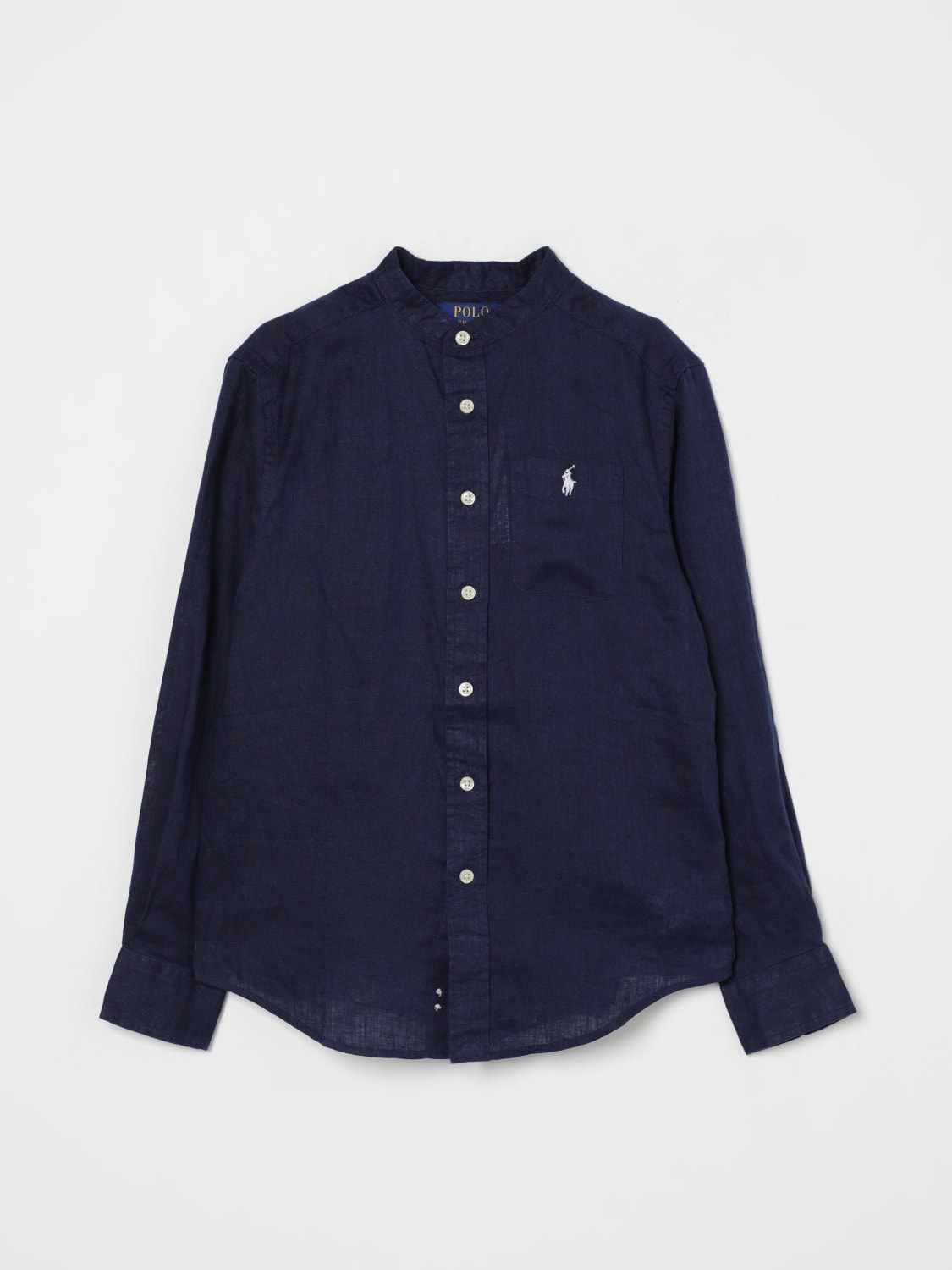 POLO RALPH LAUREN SHIRT: Shirt kids Polo Ralph Lauren, Blue - Img 1