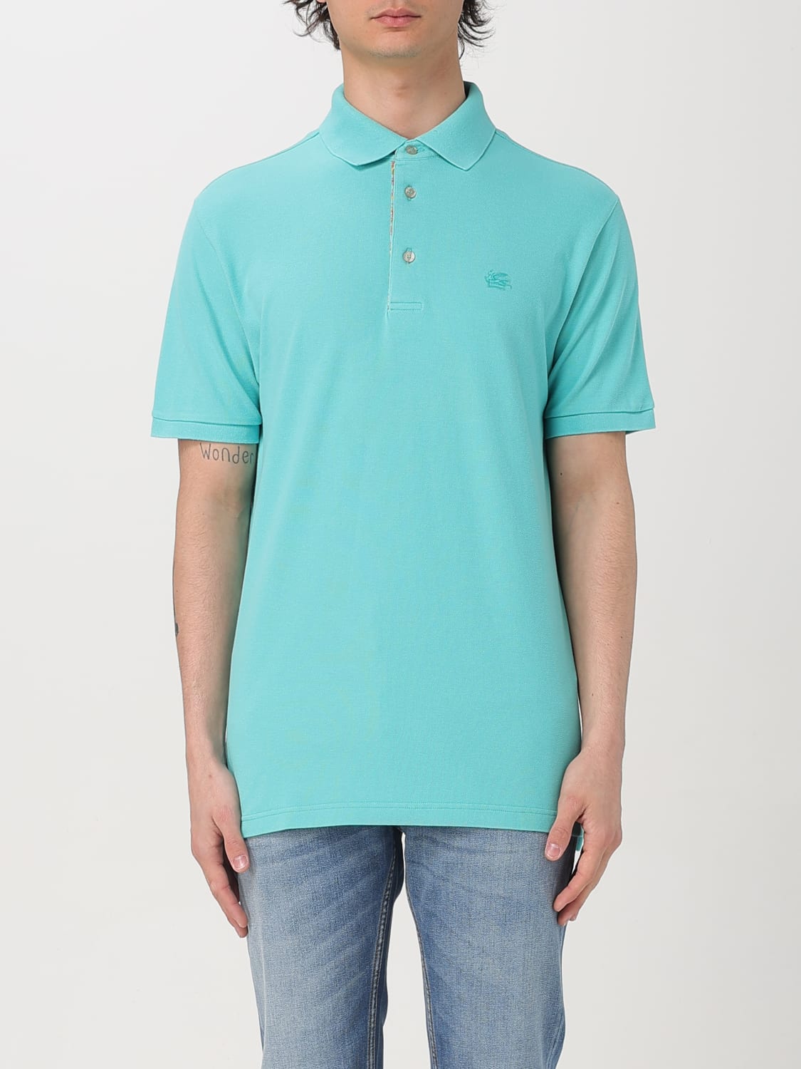 ETRO POLO: Polo homme Etro, Bleu - Img 1