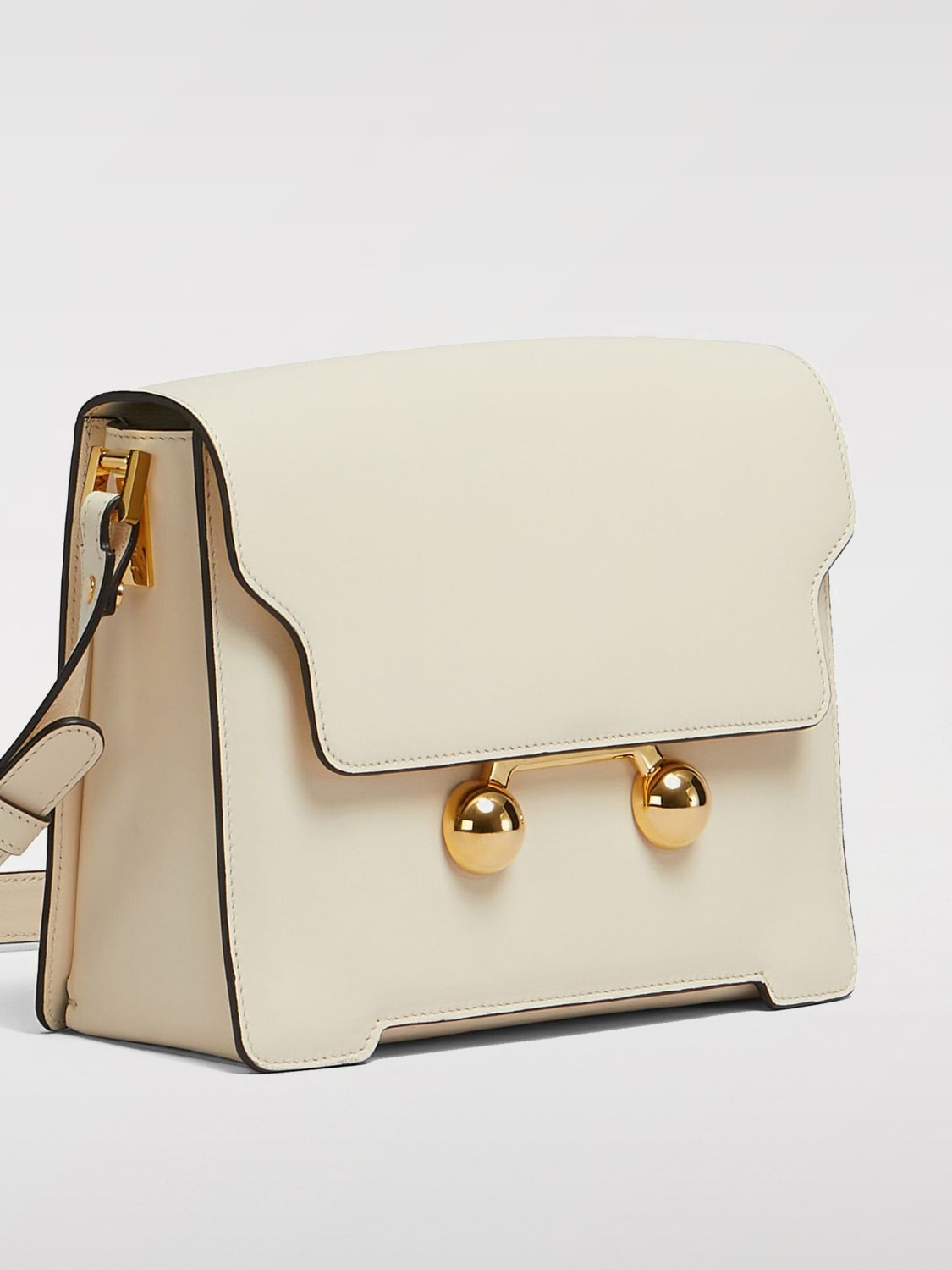 MARNI MINI BAG: Shoulder bag woman Marni, Beige - Img 3