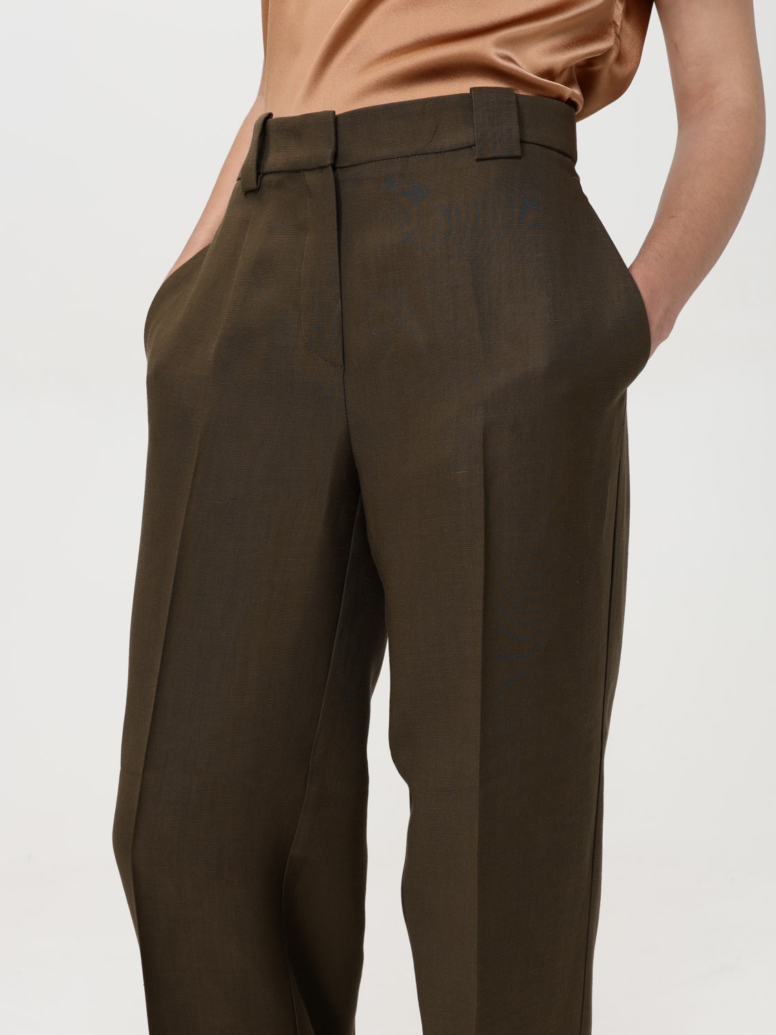 パンツ PINKO Woman Pants Green 104941A2HA S1C PINKO: Pants woman - Green | Pinko pants 104941A2HA online