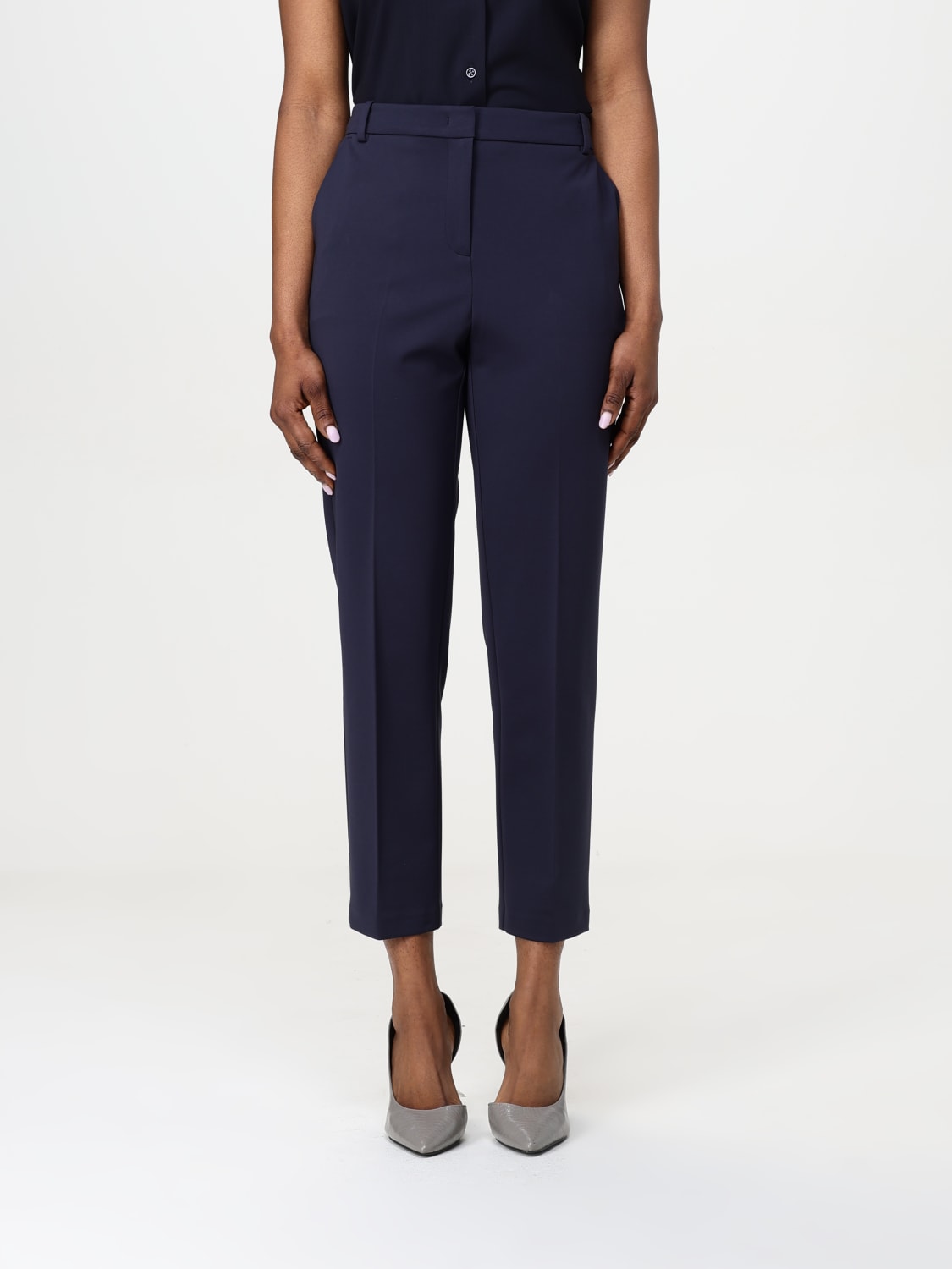 パンツ PINKO Woman Pants Blue 100155A1L4 G57 PINKO: Pants woman - Blue | Pinko pants 100155A1L4 online at