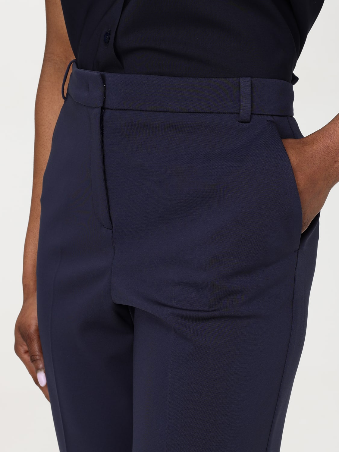 パンツ PINKO Woman Pants Blue 100155A1L4 G57 PINKO: Pants woman - Blue | Pinko pants 100155A1L4 online at