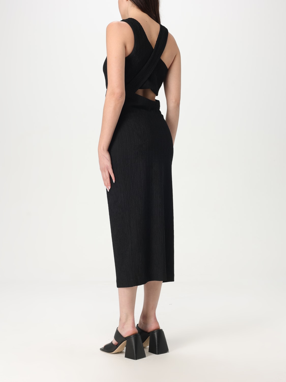 ワンピース IRO Woman Dress Black WP33KIRRA BLA01 IRO: Dress woman - Black | Iro dress WP33KIRRA online at