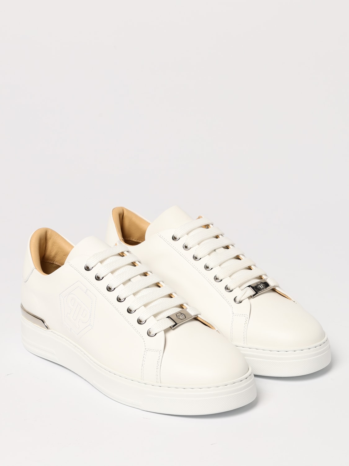 スニーカー PHILIPP PLEIN Men Sneakers USC0692 PLE075N01 White PHILIPP PLEIN: Shoes men - White | Philipp Plein sneakers