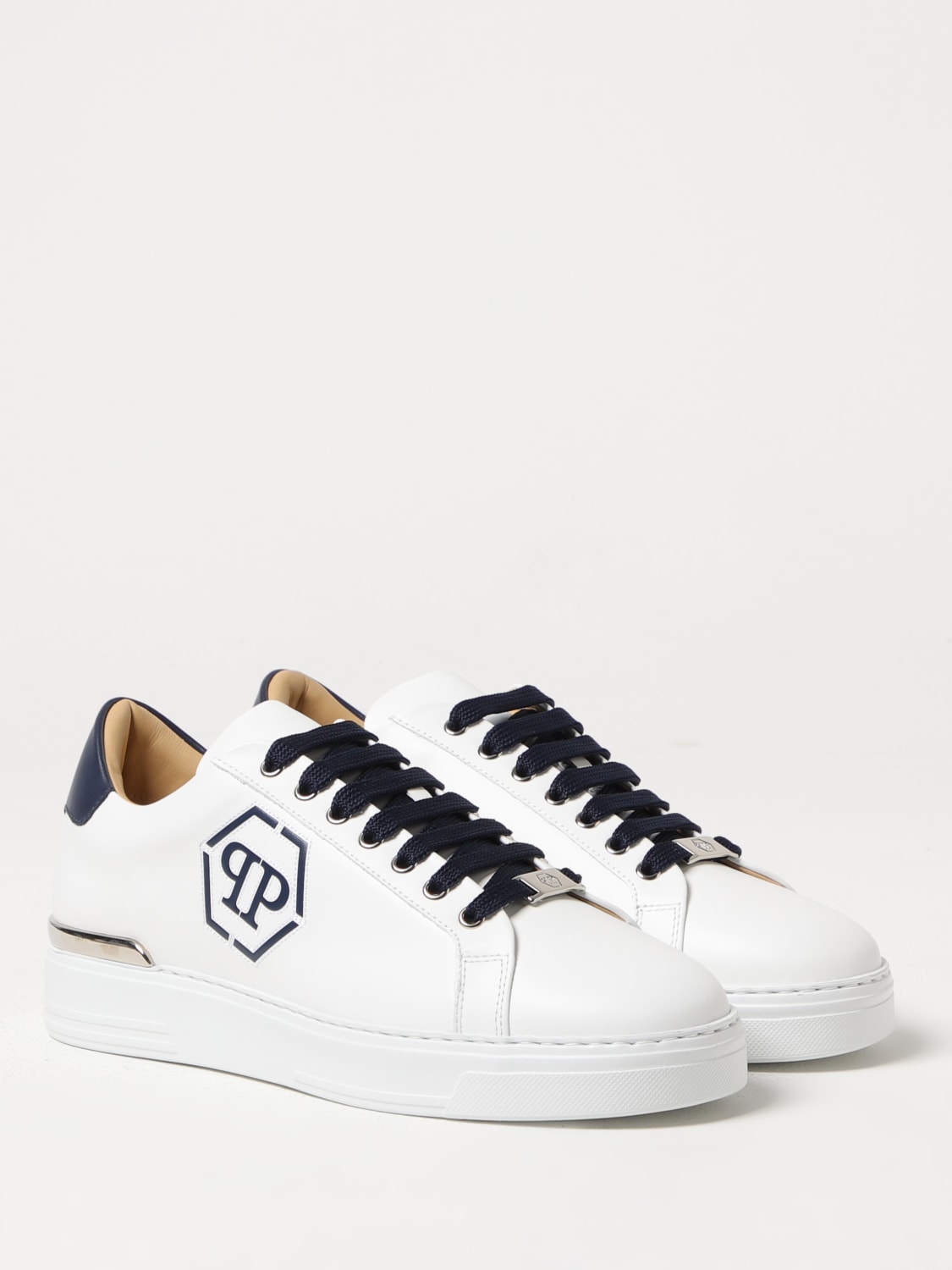 PHILIPP PLEIN SNEAKERS: Shoes men Philipp Plein, White 2 - Img 2