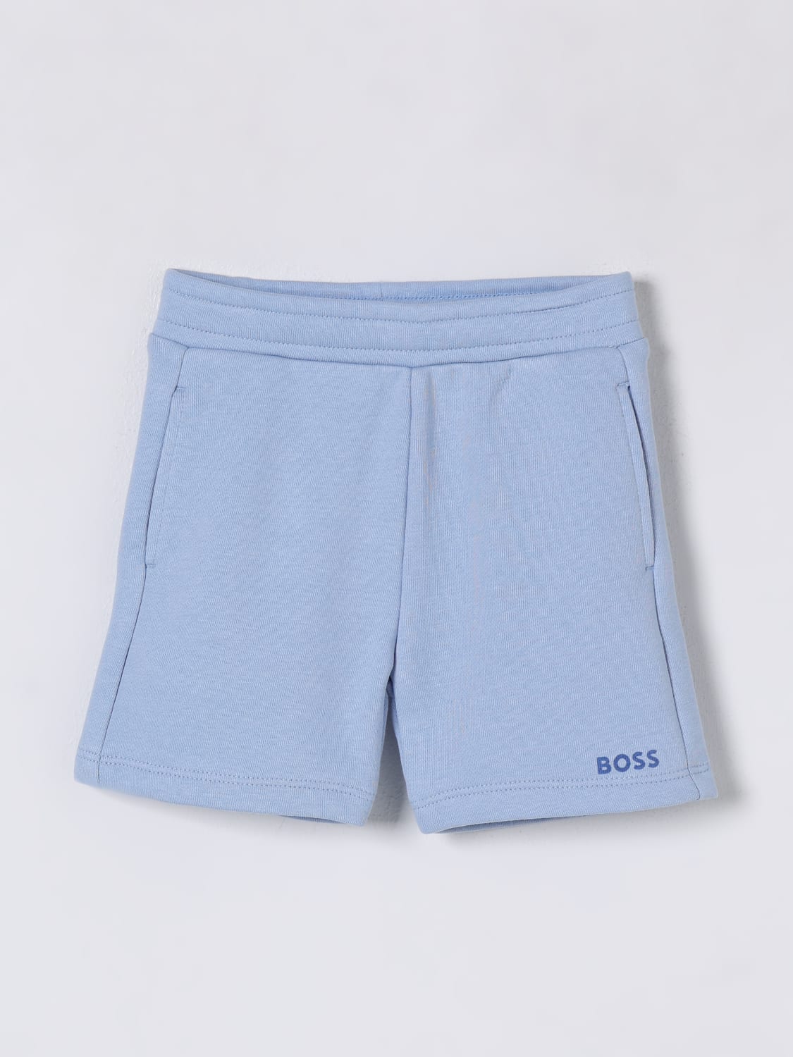 BOSS SHORTS: Pants kids Boss, Blue - Img 1