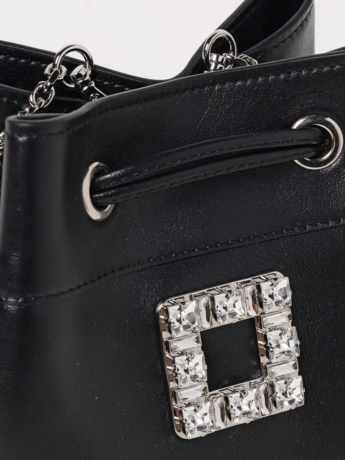 ROGER VIVIER MINI BAG: Shoulder bag woman Roger Vivier, Black - Img 4