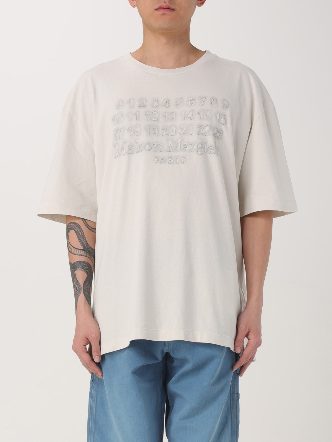 MAISON MARGIELA| (S50GC0705 S24567 969) MAISON MARGIELA: T-shirt men - White | Maison Margiela t