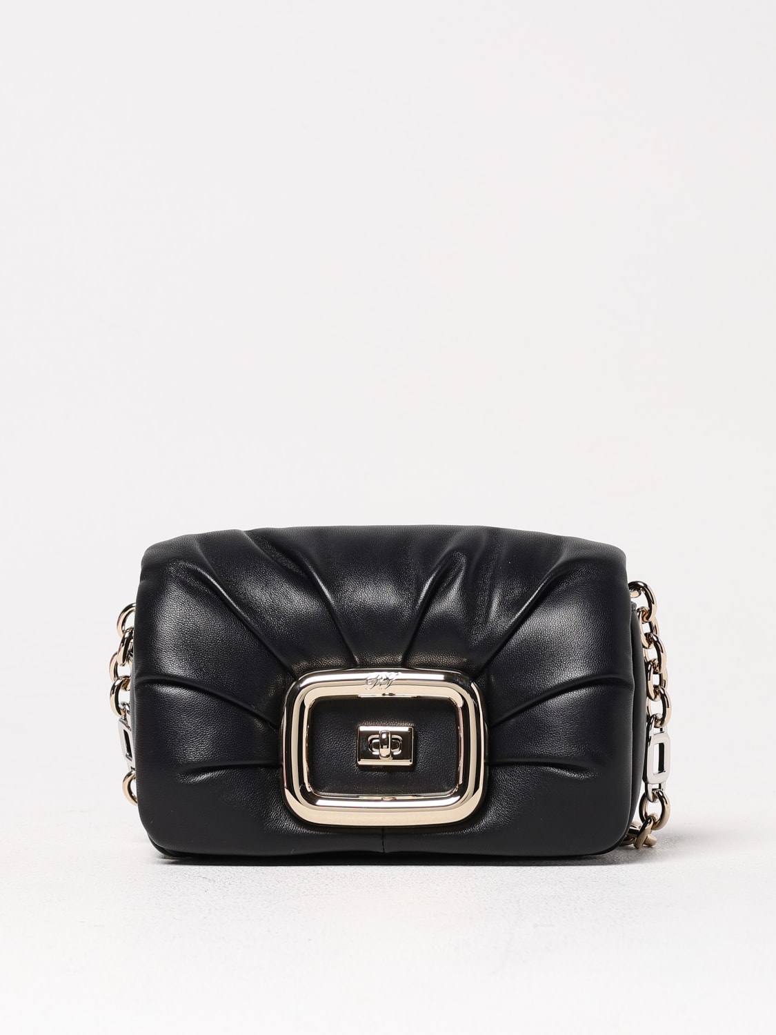 ハンドバッグ Roger Vivier HAND BAG (RBWAOGJ0100YDR B999) Viv' Choc Mini Bag in leather Black Woman
