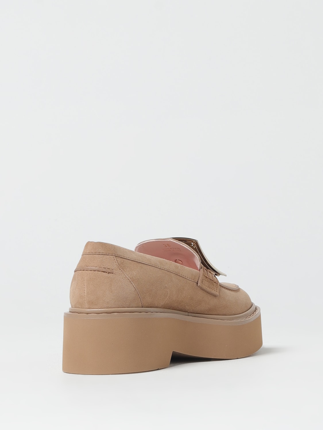 ROGER VIVIER MOCASSINI: Mocassino Rangers Roger Vivier in camoscio , Marrone - Img 3