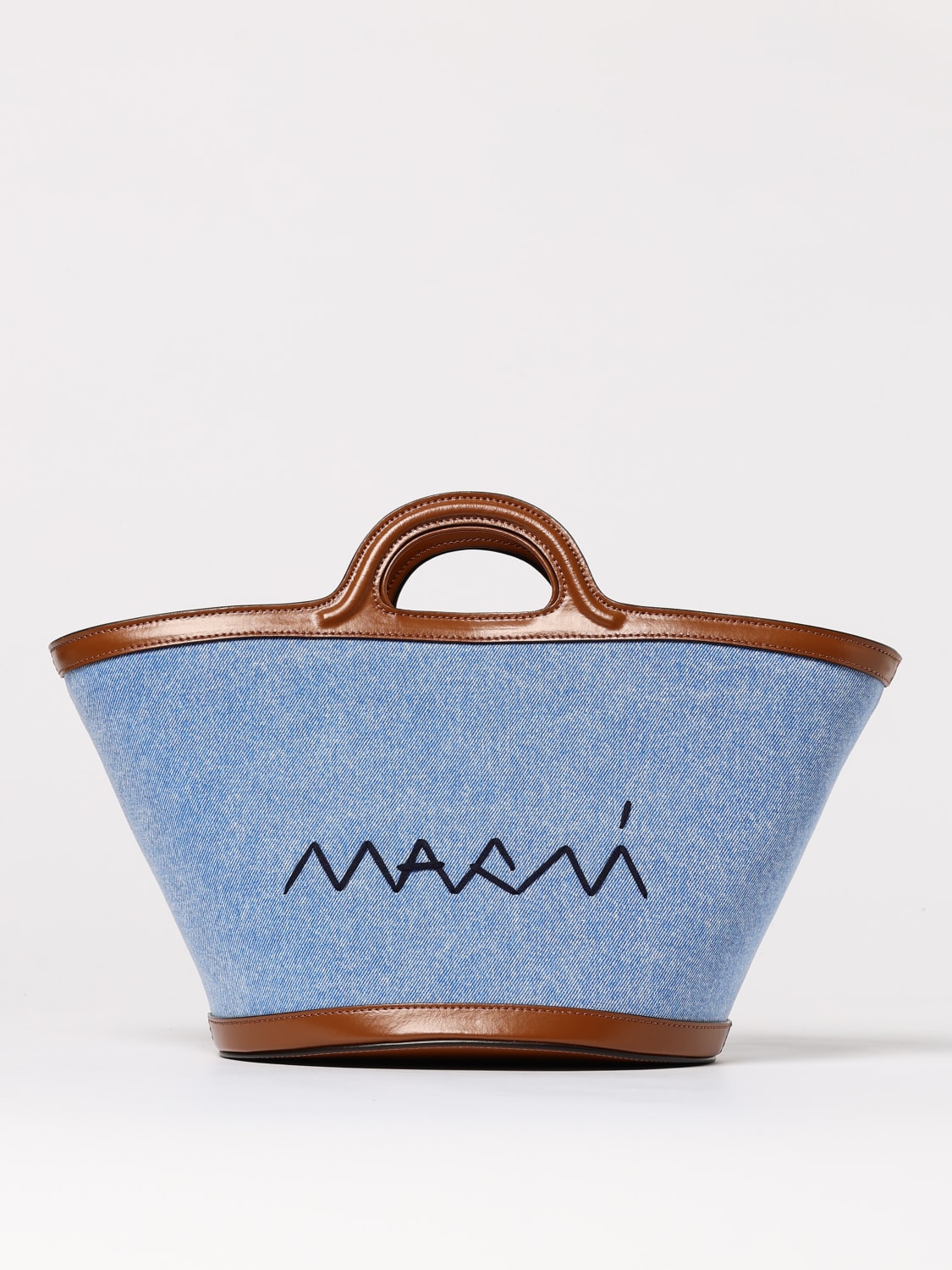 かごバッグ MARNI Woman Handbag Denim BMMP0097L6P8221 00B44 MARNI: Handbag woman - Denim | Marni handbag BMMP0097L6P8221