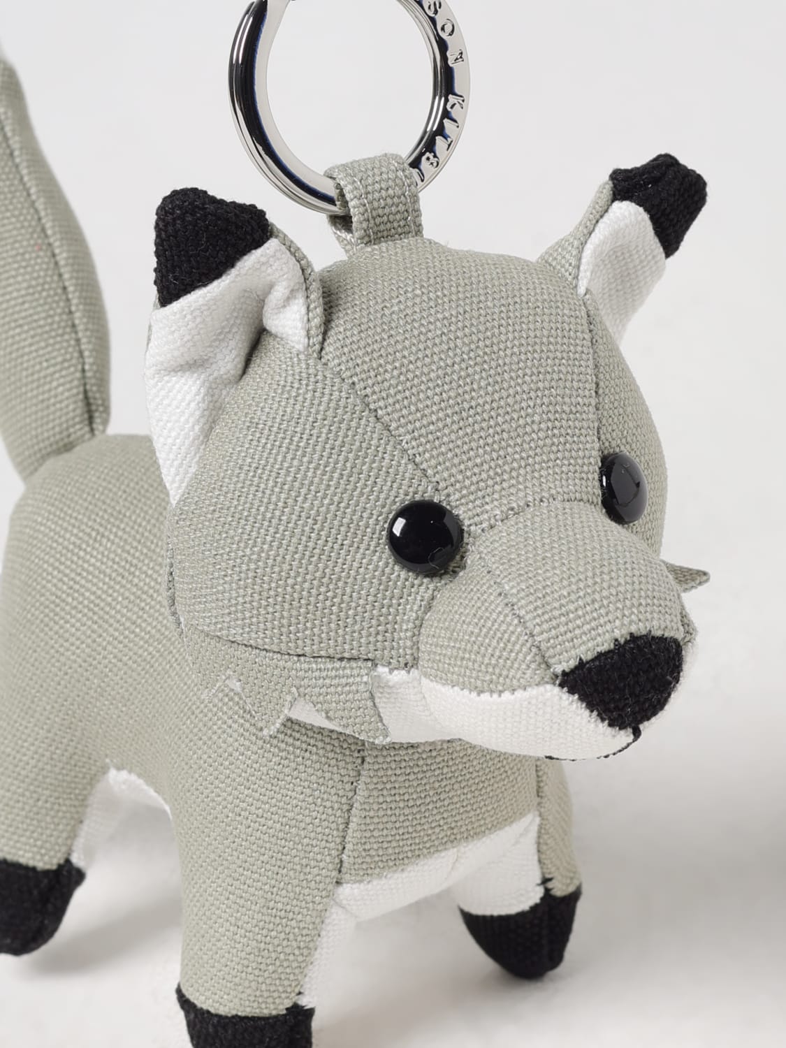 MAISON KITSUNÉ KEYRING: Keyring men Maison KitsunÉ, Grey - Img 2