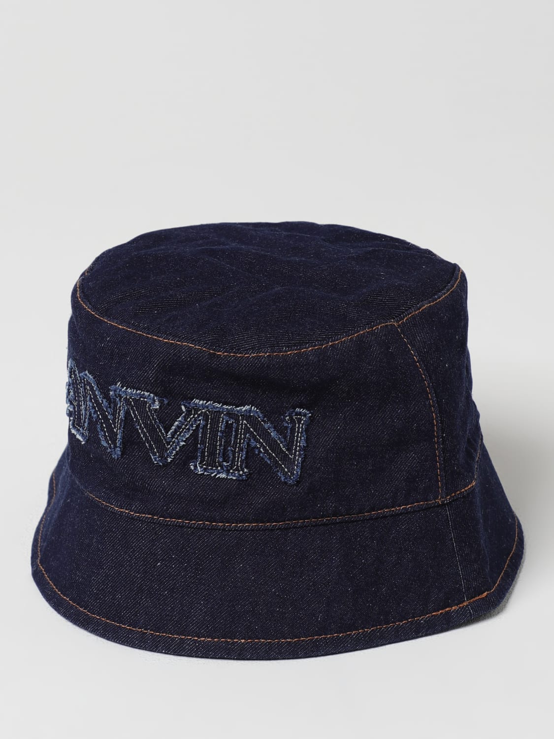 LANVIN CAPPELLO BIMBA: Cappello da pescatore in denim Lanvin, Nero - Img 1