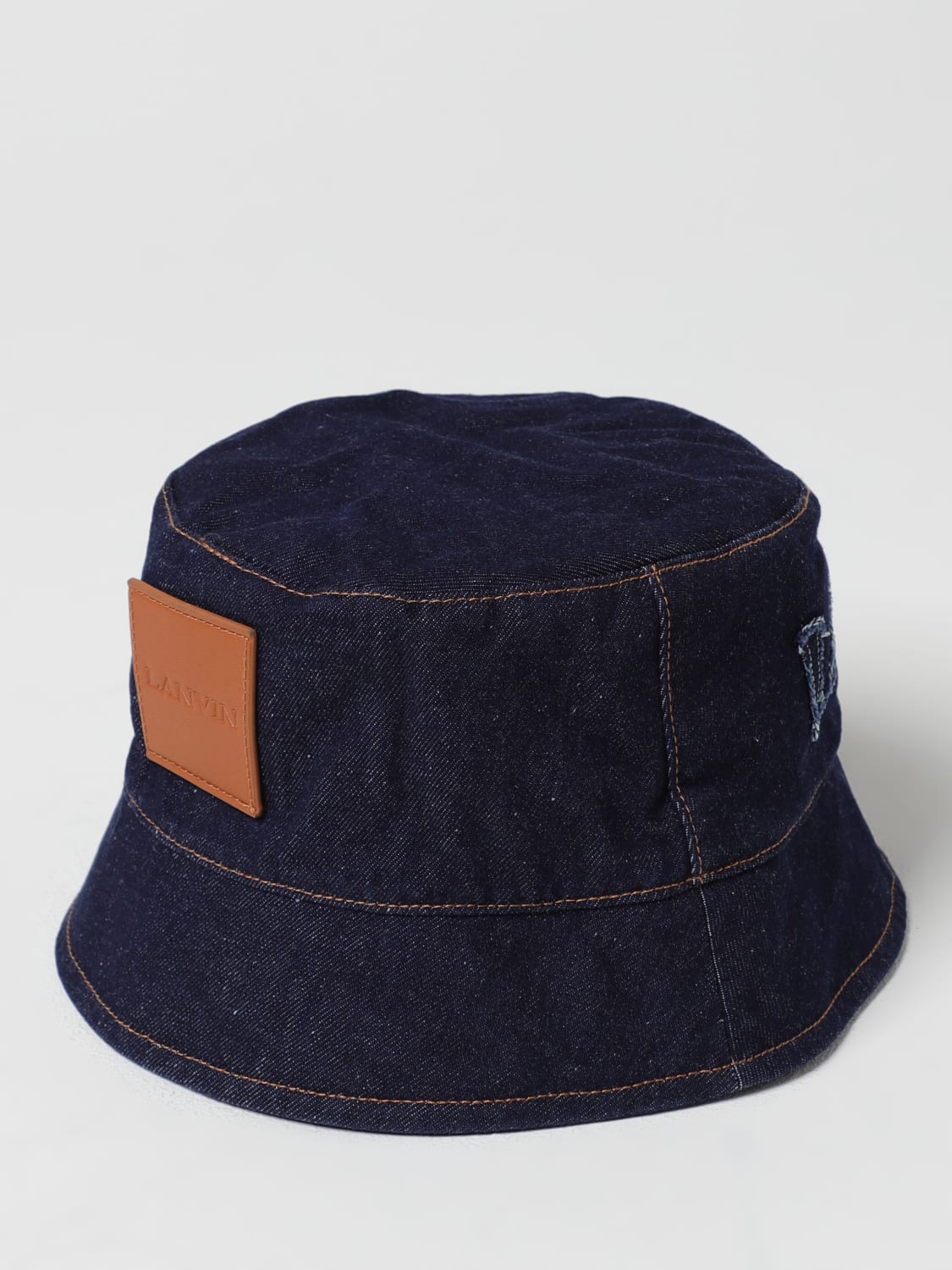 LANVIN CAPPELLO BIMBA: Cappello da pescatore in denim Lanvin, Nero - Img 2